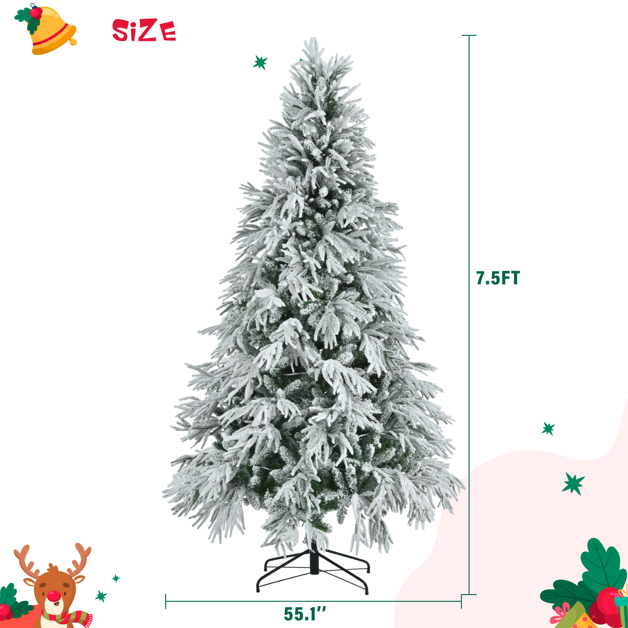 AAZJ NBC-64203LEDCL Artificial-Christmas-Trees - View #6