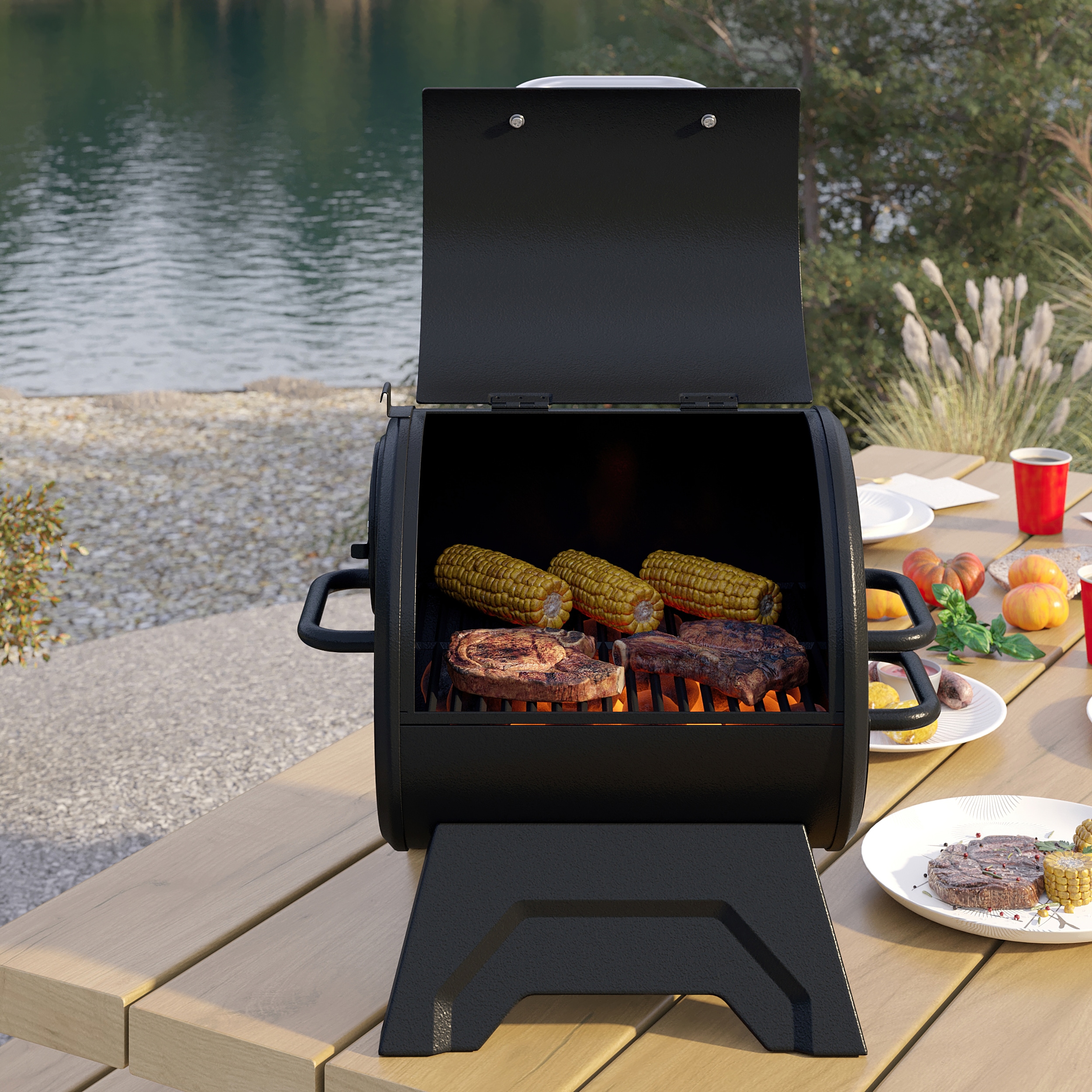 Master Forge CBT26033L Tabletop-Grills - View #11