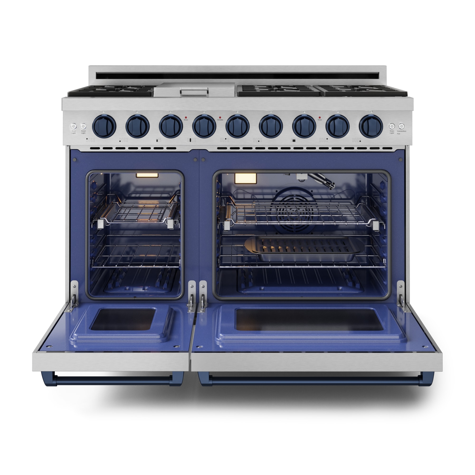 Thor Kitchen RSG48E-BLU Double-Oven-Gas-Ranges - View #4