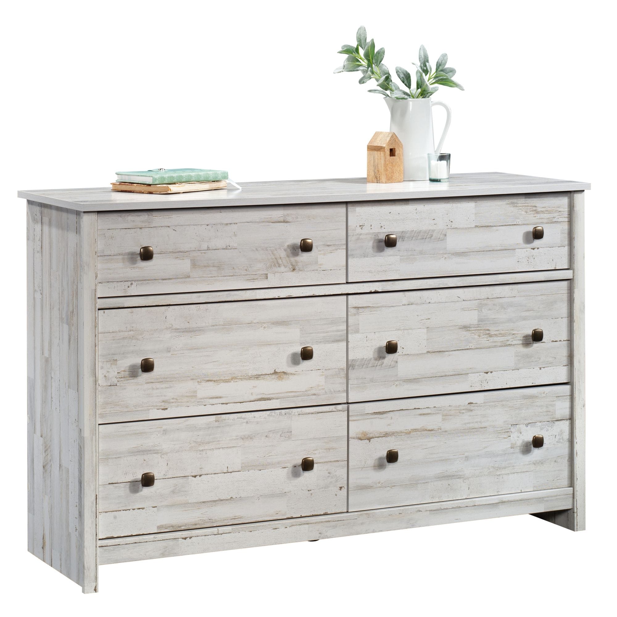  River Ranch Dresser White Plank finish