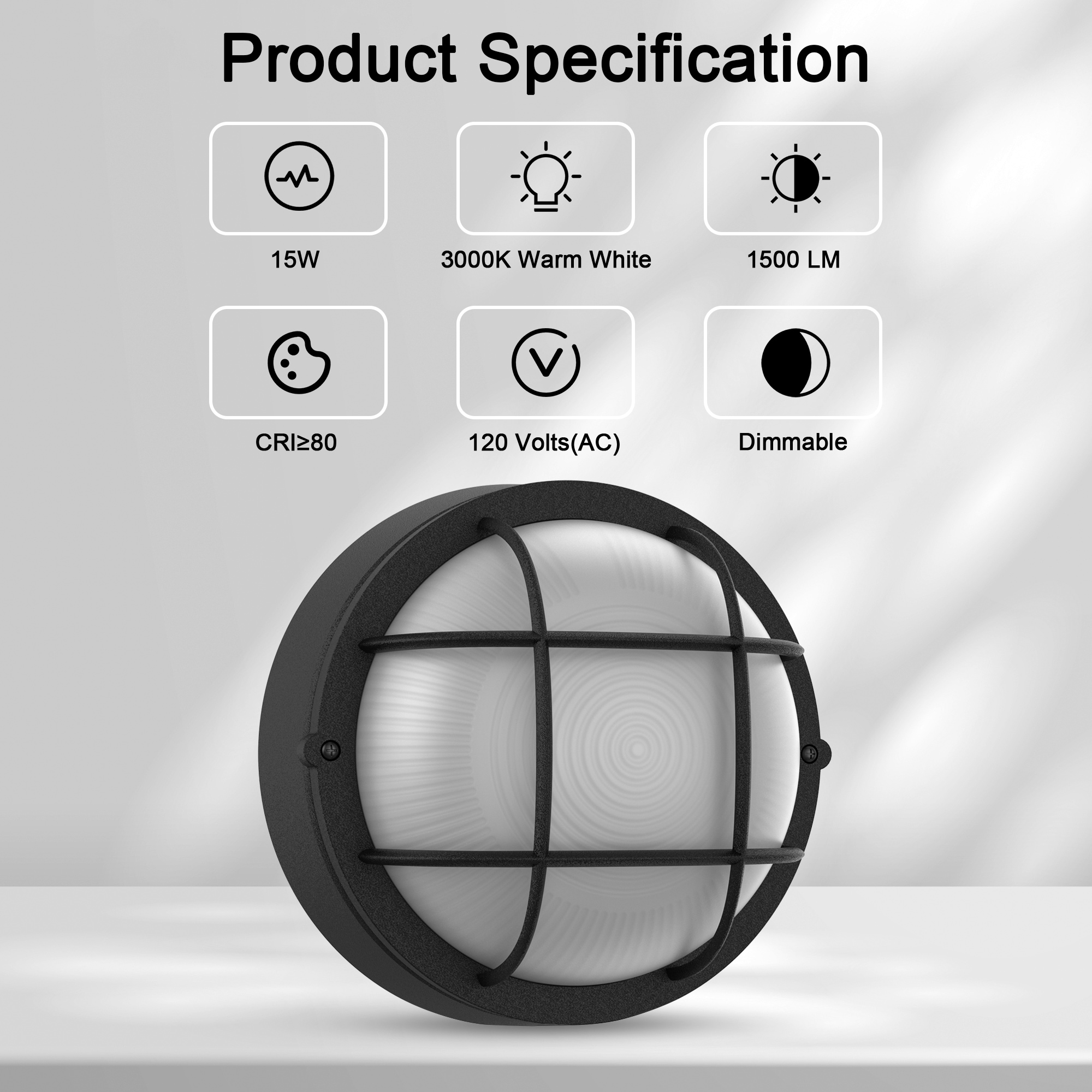 Hukoro LEDFL85451-BK-OD Outdoor-Wall-Lighting - View #5