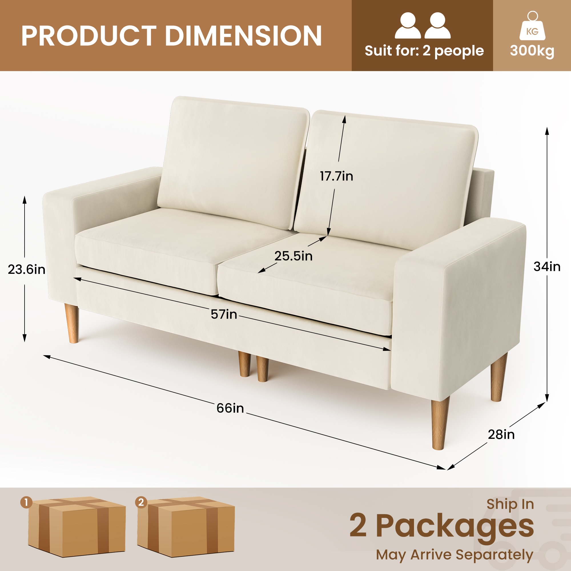 PamaPic SN-SF-M-2-WL1 Sofas-Loveseats - View #7