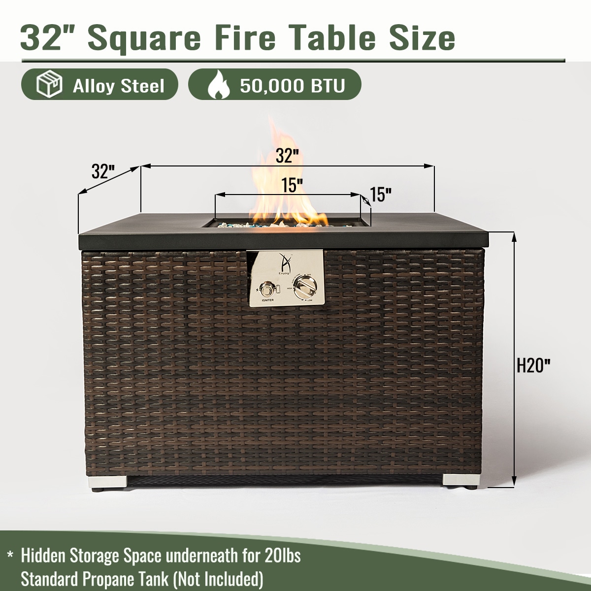 Tatayosi P1-85335462 Outdoor-Gas-Firepits - View #6