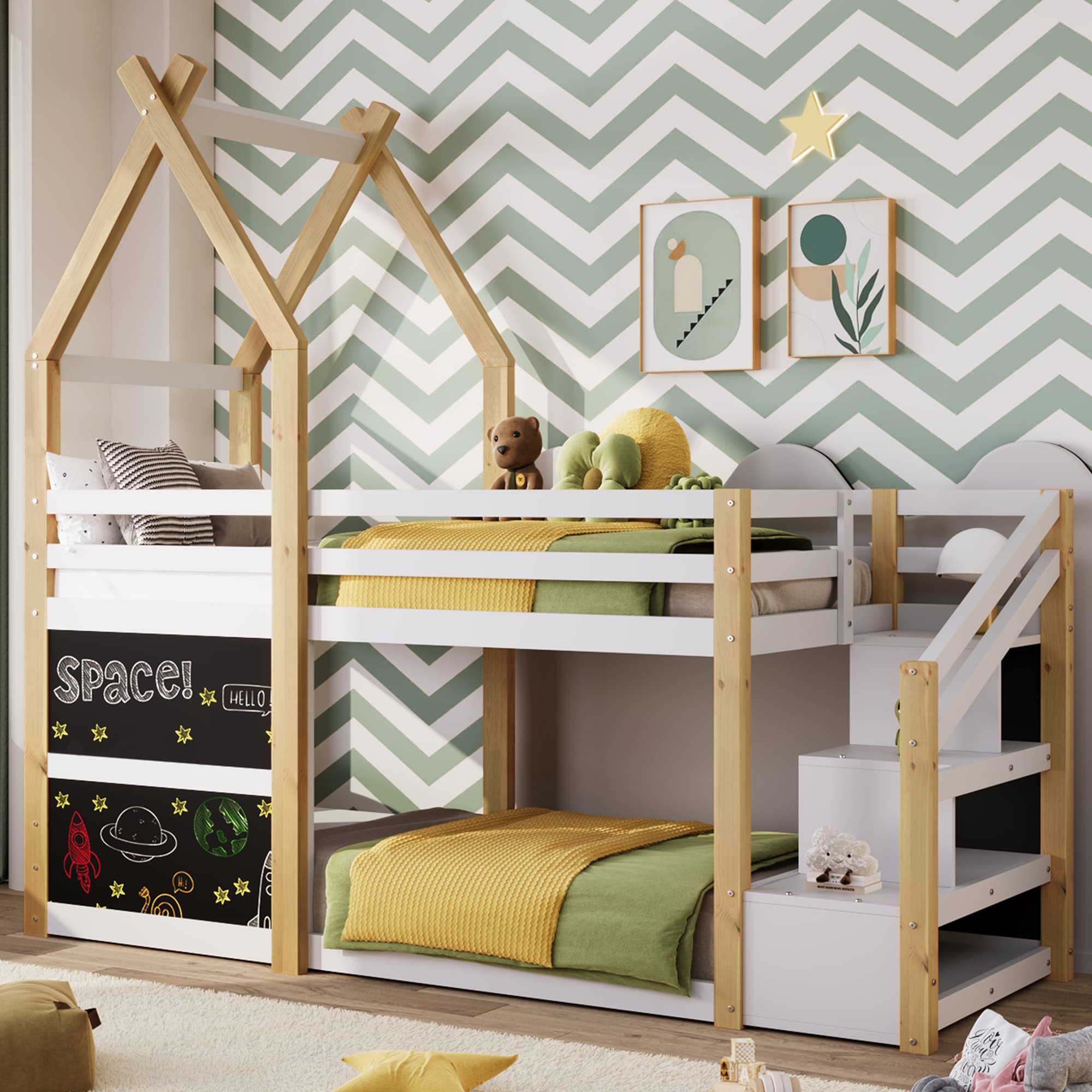 SINOFURN SYC470003WT Bunk-Beds - View #12