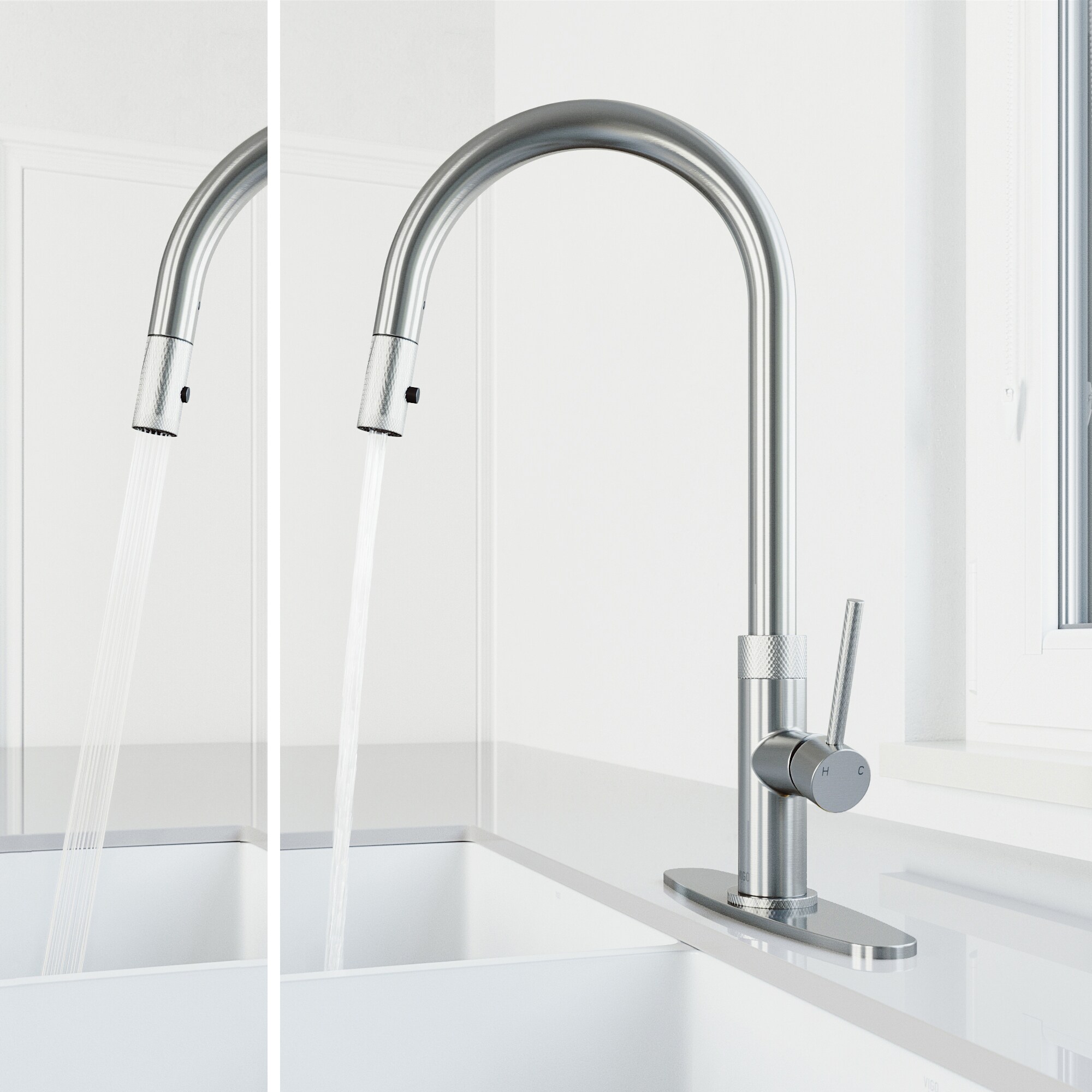 VIGO VG02033STK1 Kitchen-Faucets - View #4