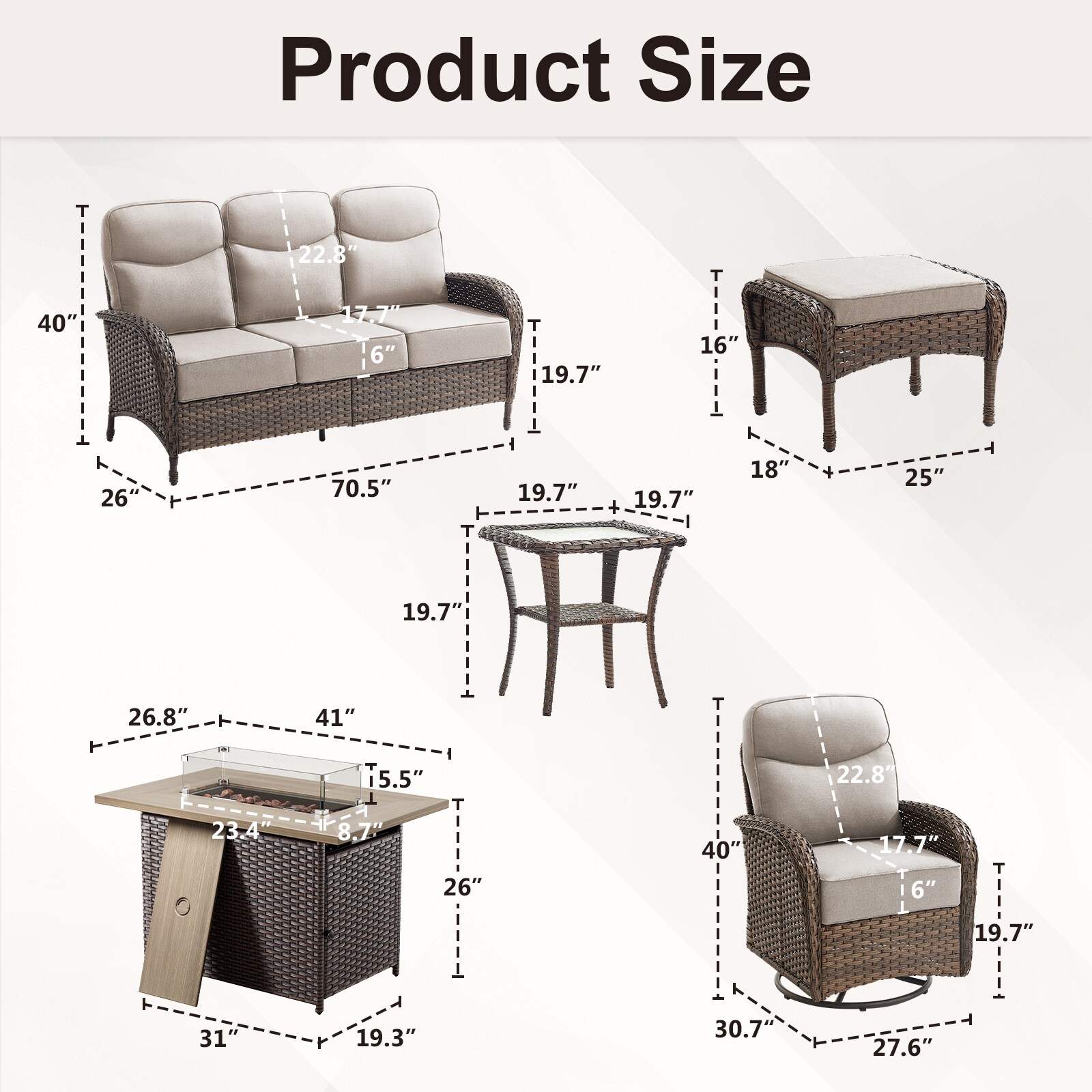 Gymojoy FSGYY01270 Patio-Conversation-Sets - View #13