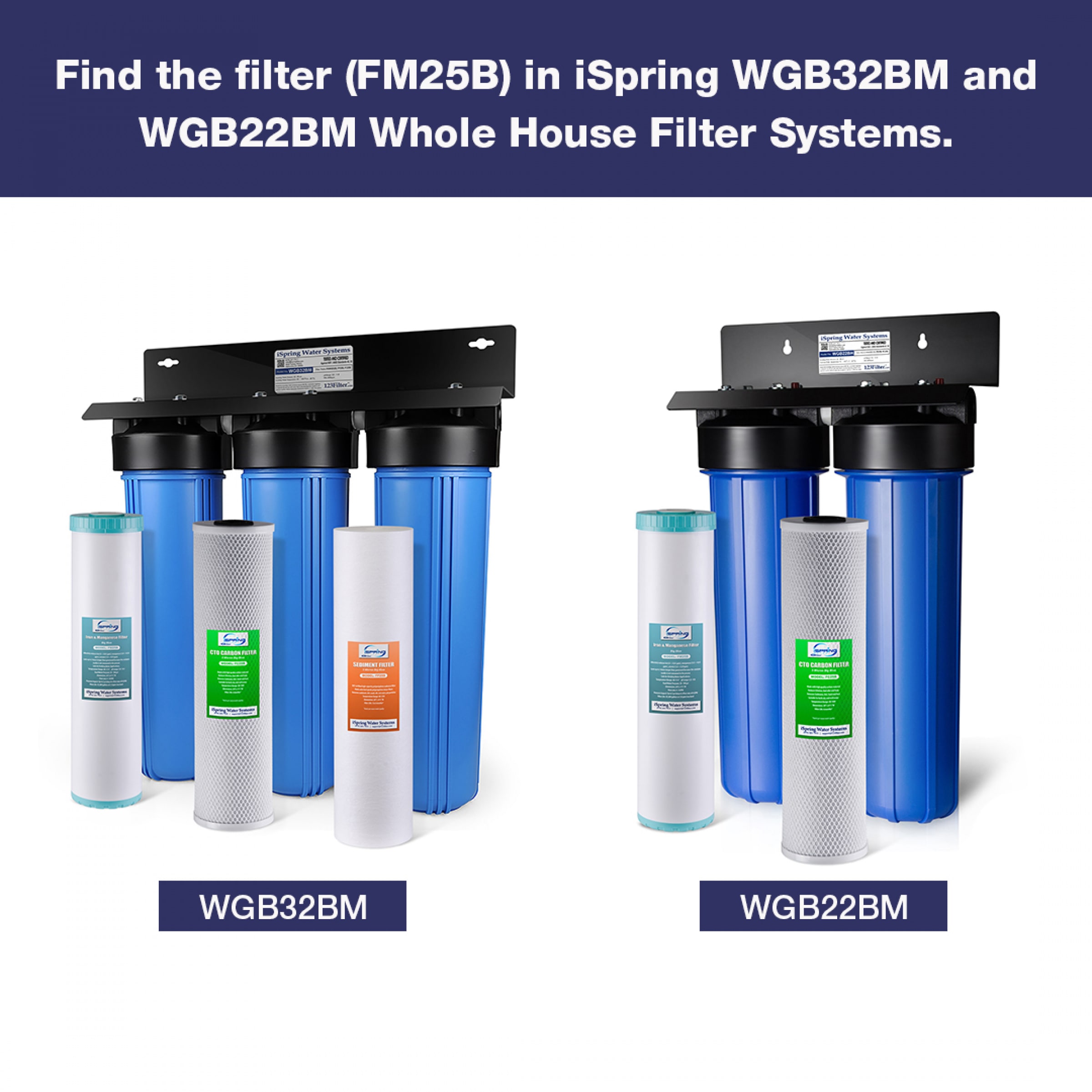 iSpring FM25B Ion Exchange Whole House Replacement Filter in the ...