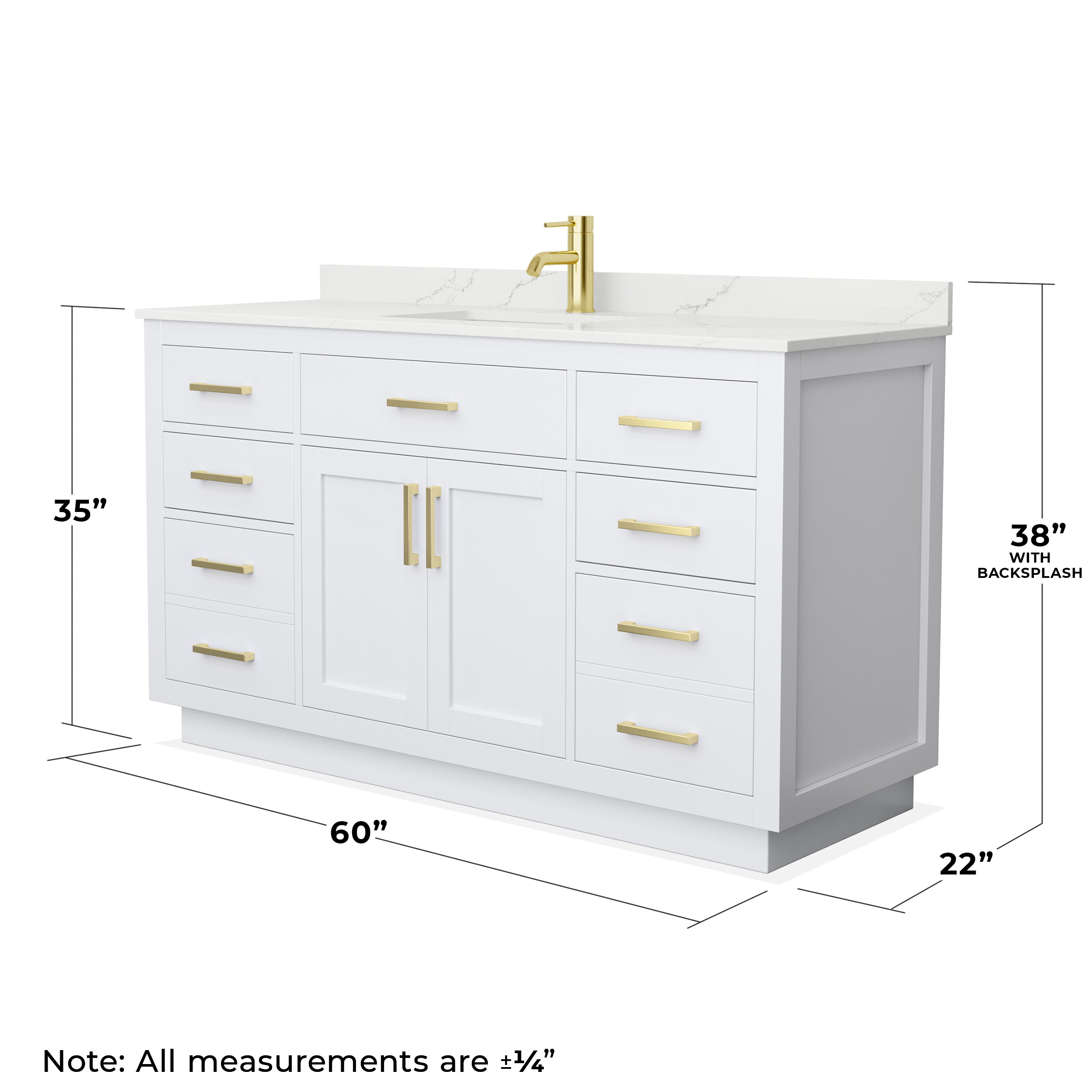 Wyndham Collection WCG262660SWGGTUNSMXX Bath-Vanity-Combo - View #5