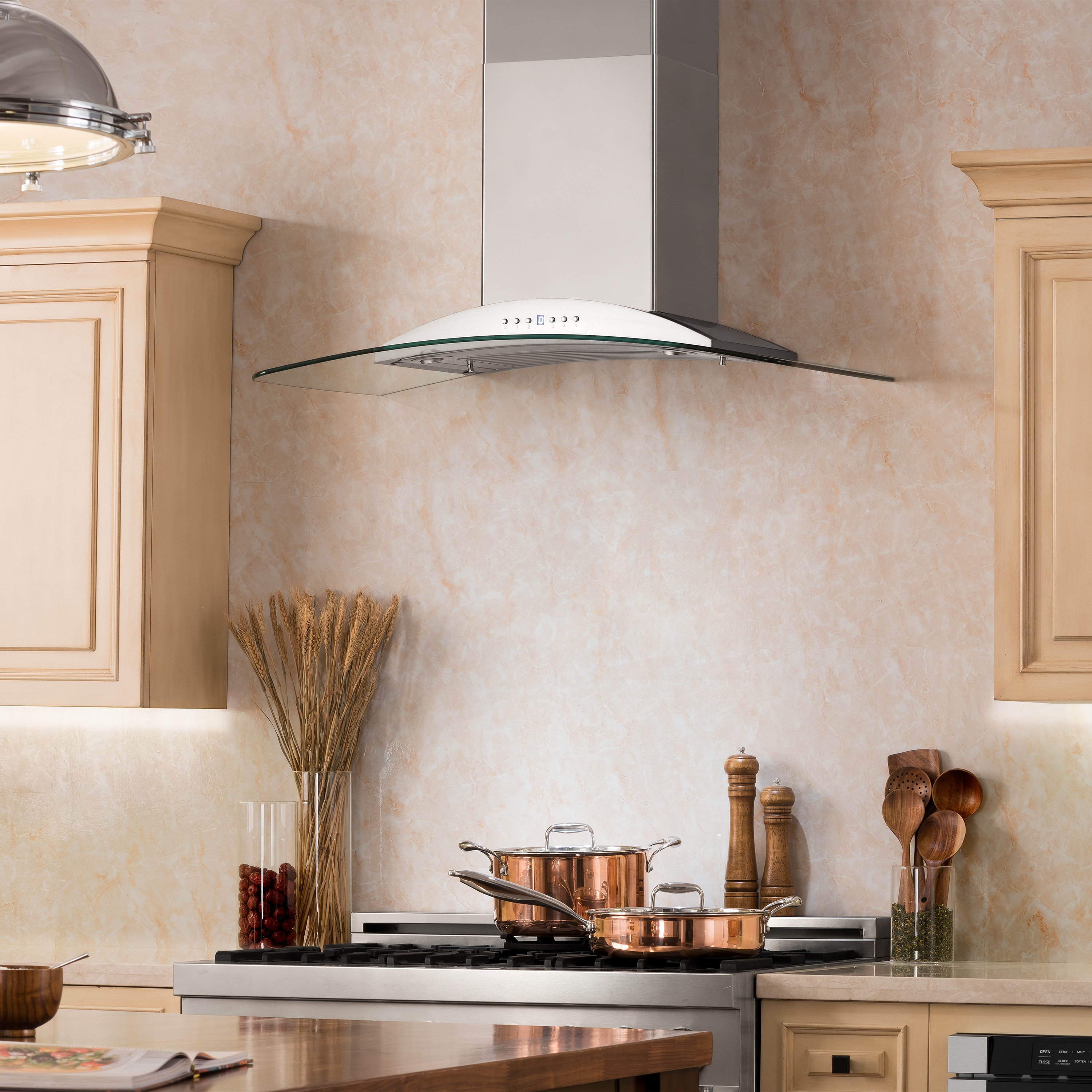 lowes wood range hood