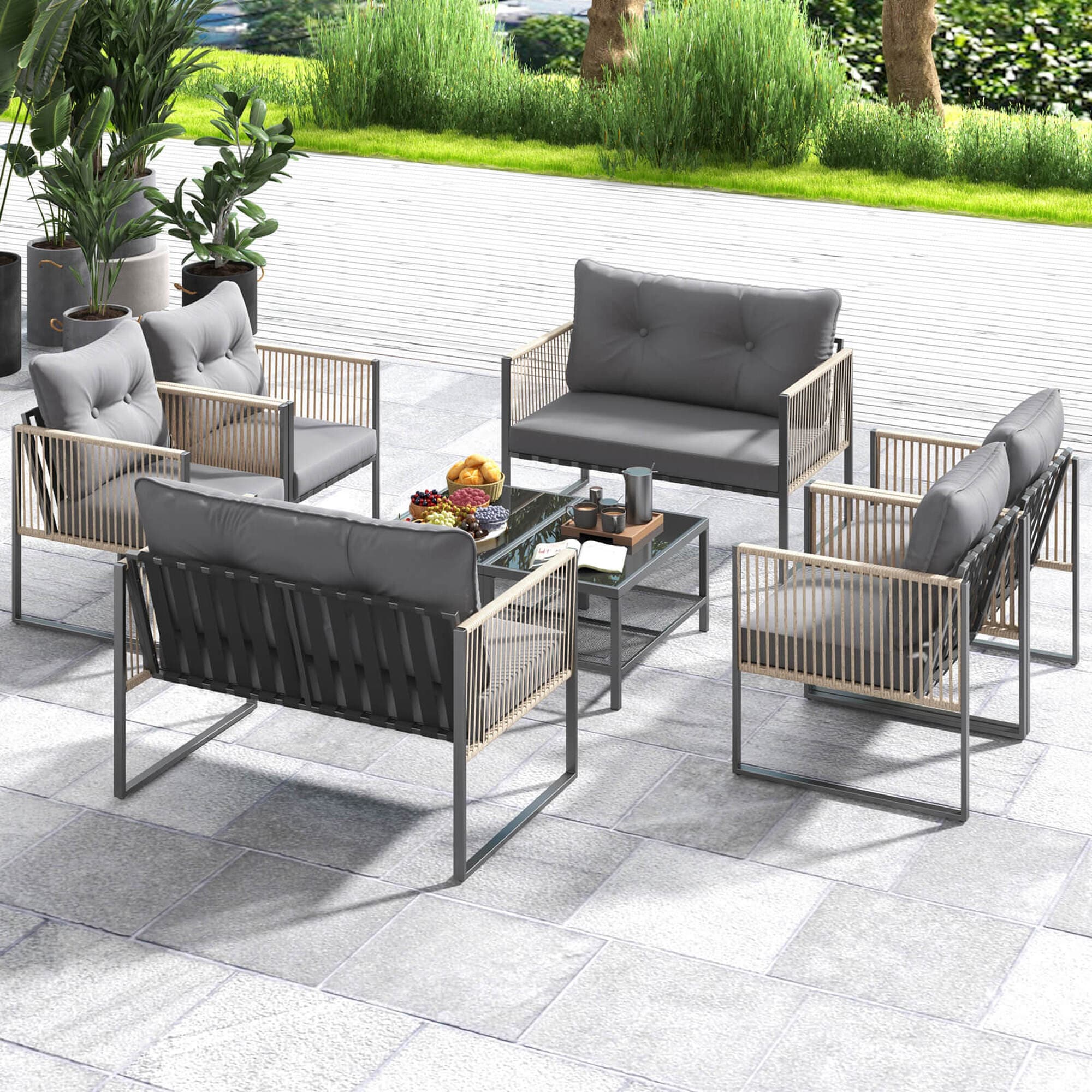 Costway HCST05454 Patio-Conversation-Sets - View #9