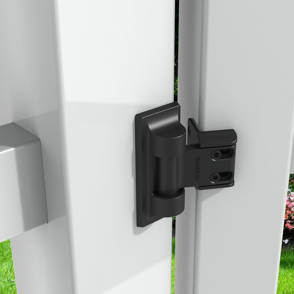 BOERBOEL 2-Pack 8-in Steel-Painted Gate Hinge at Lowes.com