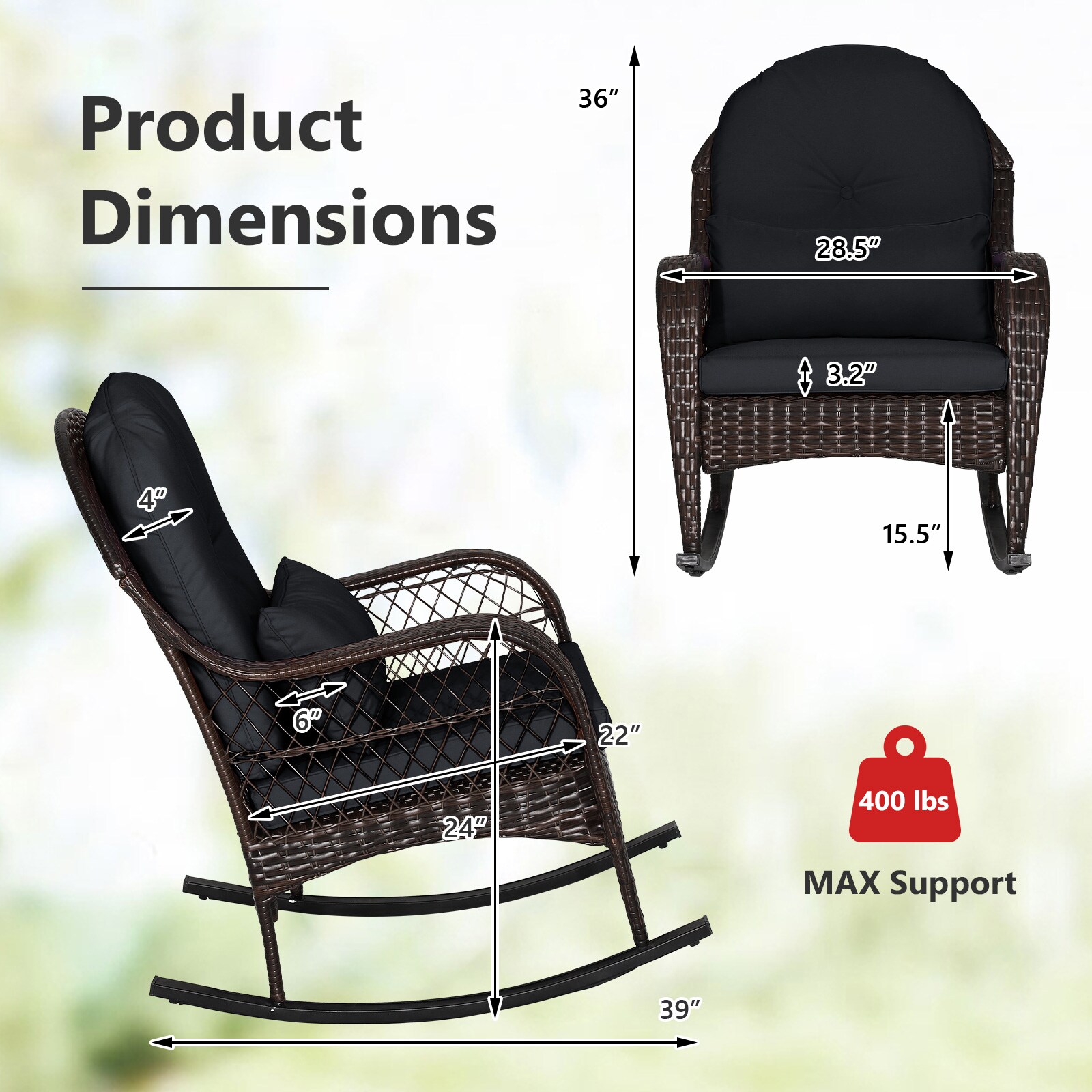 Slickblue D-CO-KD22807WH Patio-Chairs - View #4