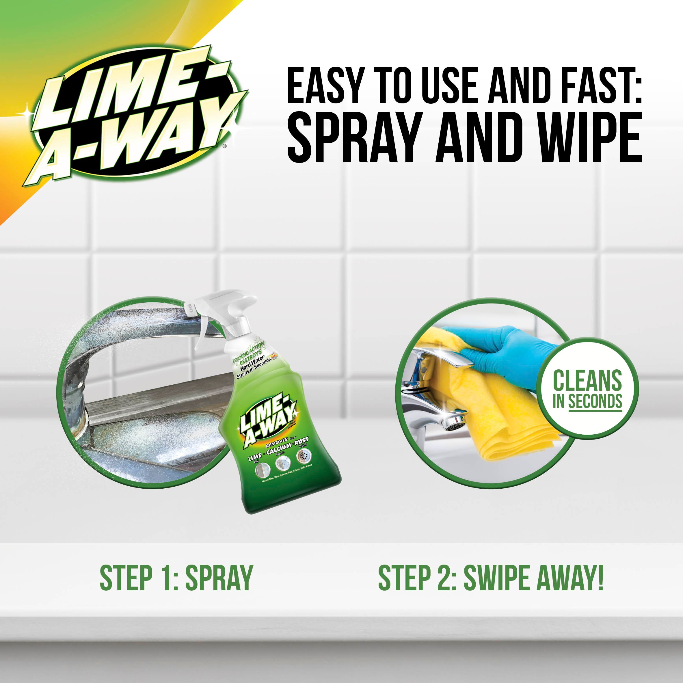 Lime-A-Way 32 oz. Hard Water Stain Cleaner 51700-87104 - The Home