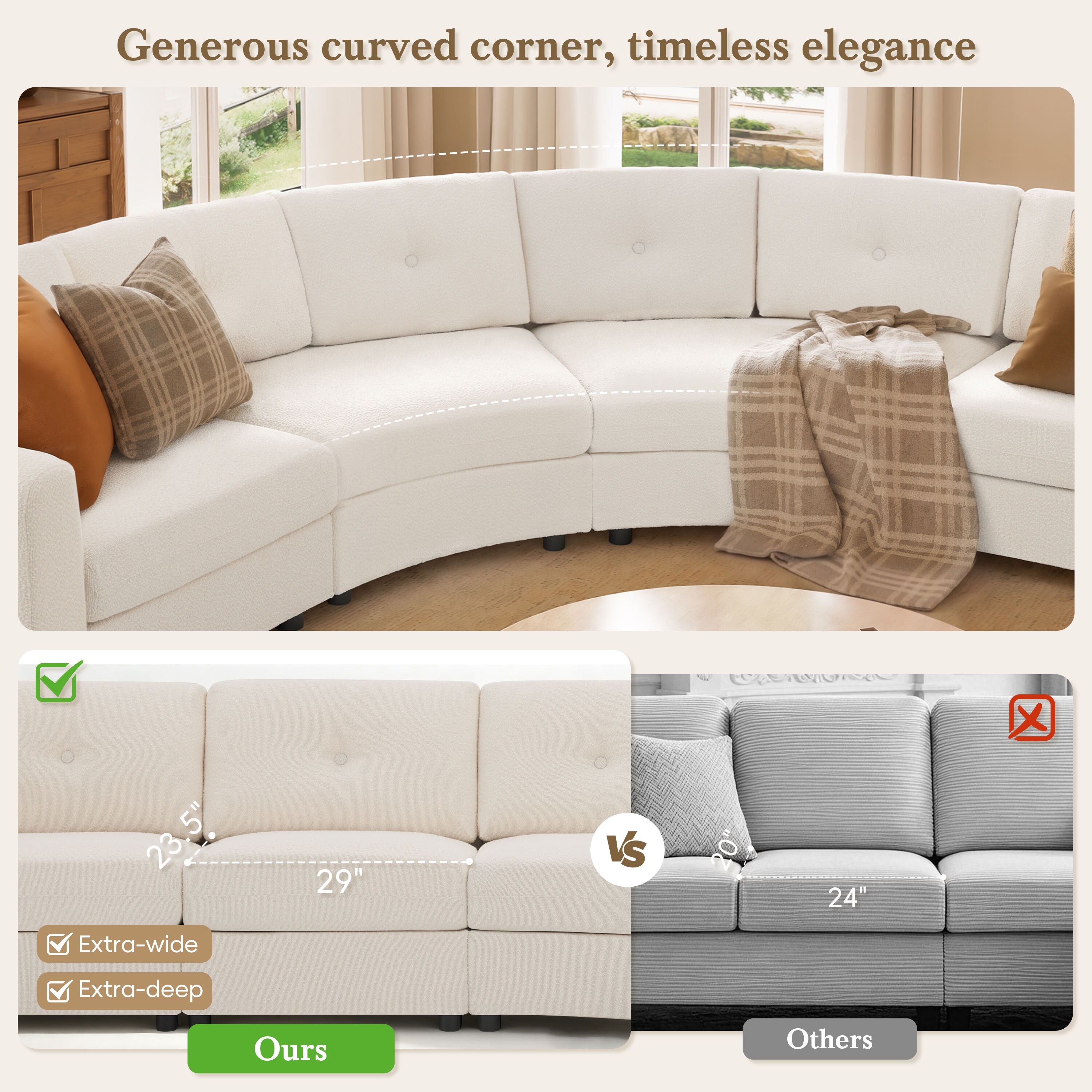 ModernLuxe L3P-N723S9821A Sofas-Loveseats - View #4