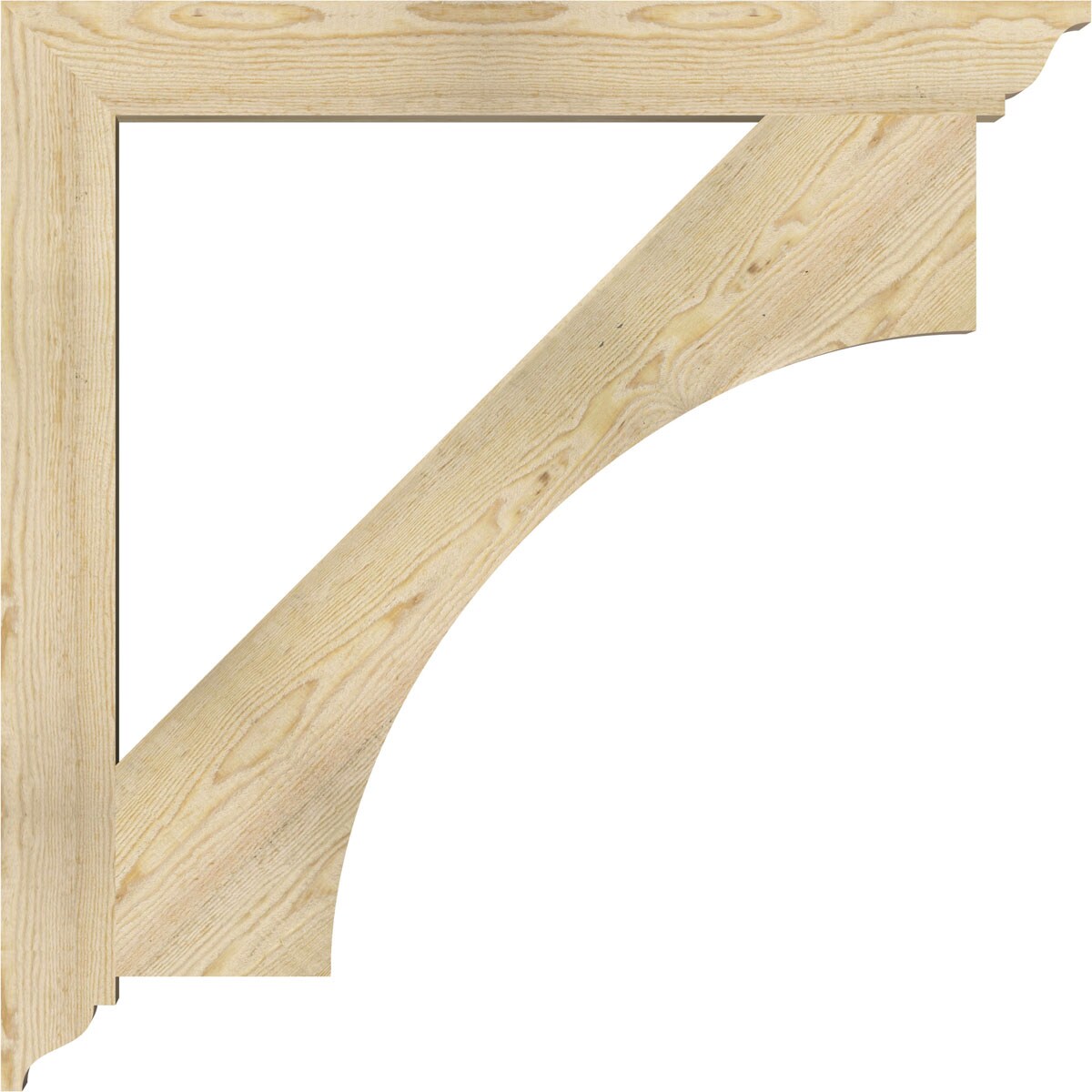 Ekena Millwork BKT04X38X38WTL01RDF Exterior-Brackets-Braces - View #3