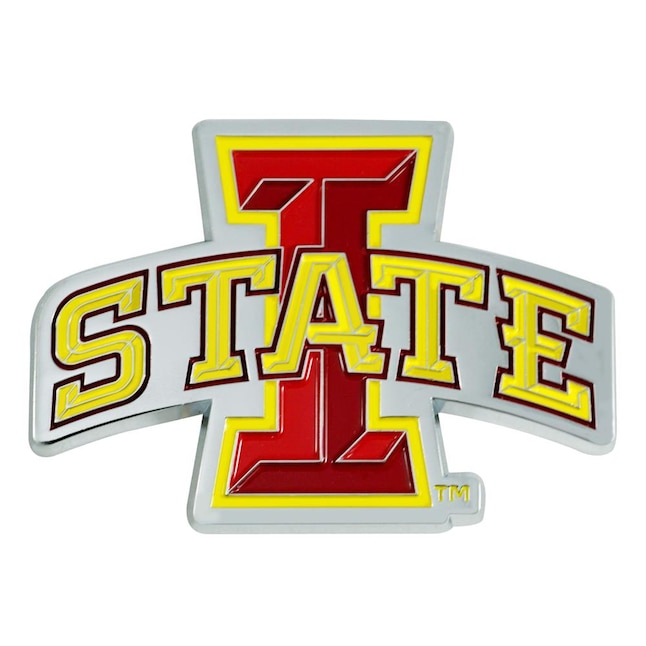 FANMATS Iowa State Cyclones NCAA Color Emblem Color Emblem in the Exterior  Car Accessories department at Lowes.com