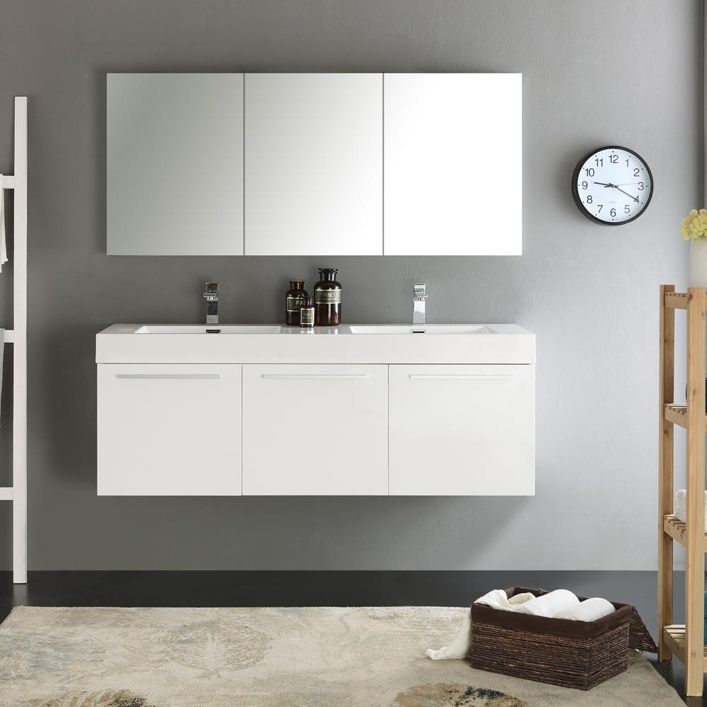 Fresca FVN8093WH-D Bath-Vanity-Combo - View #3