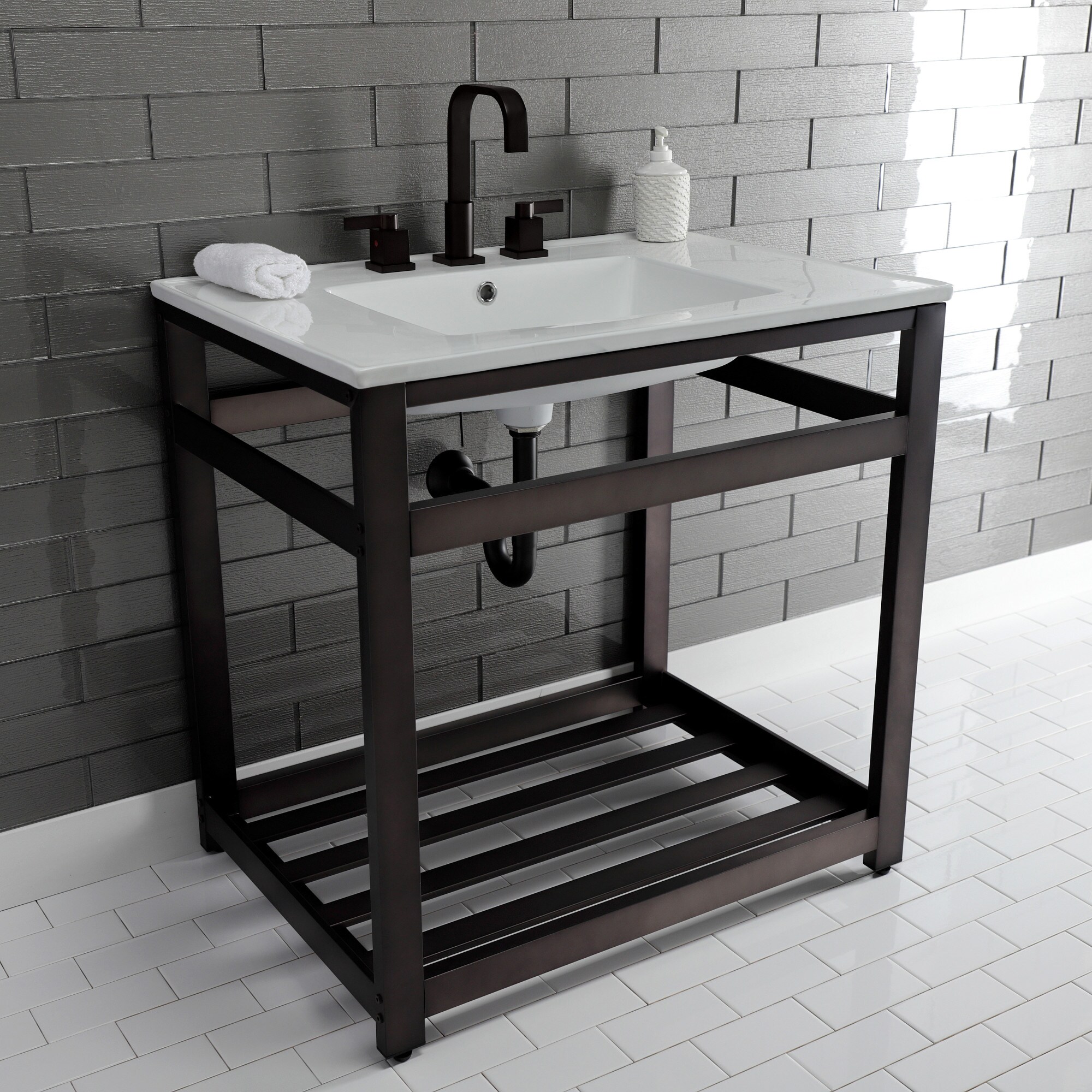 Kingston Brass WLVWP3122W8A5 Bath-Sink - View #9