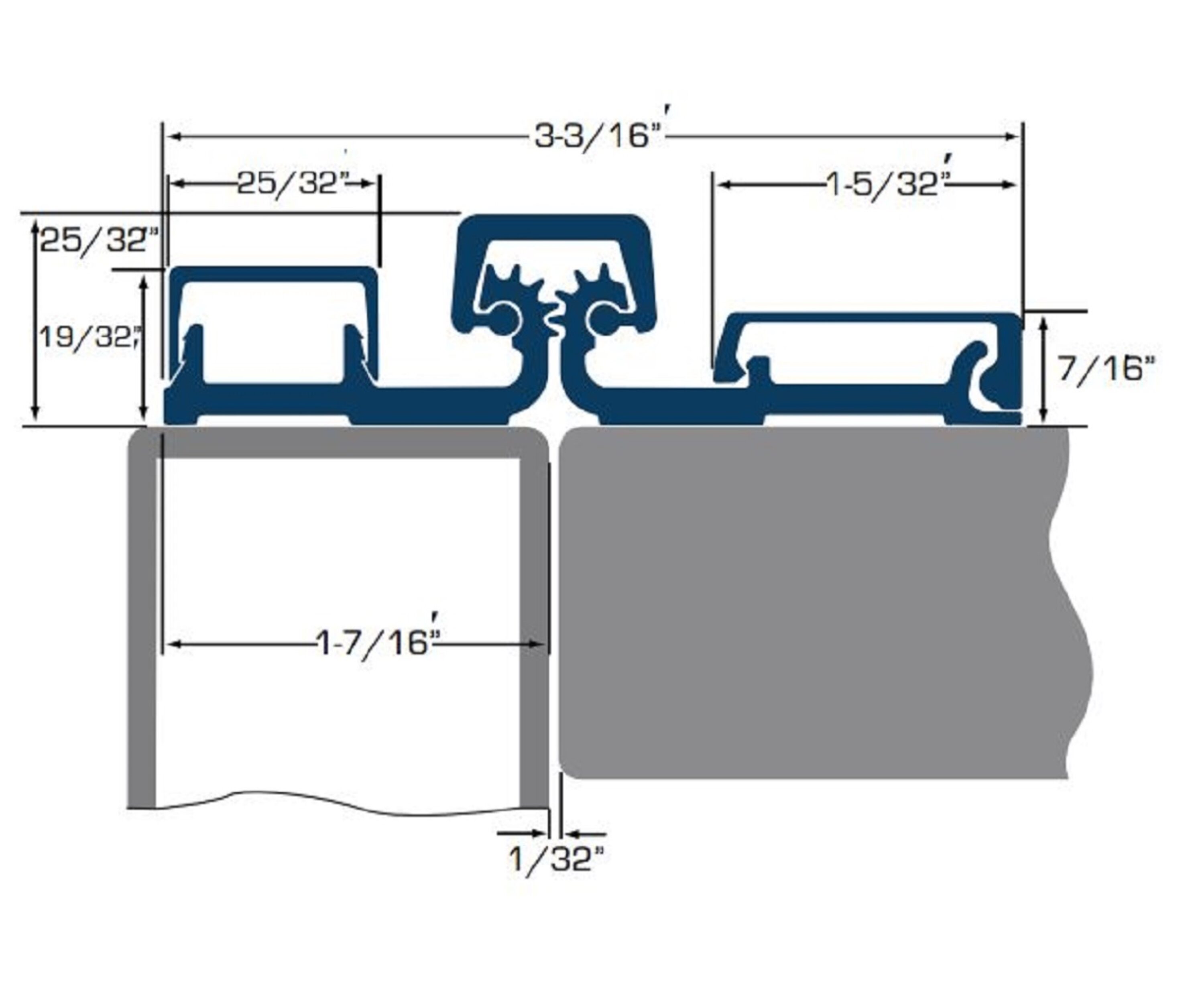 Global Door Controls THY-1183LFHD-DU Entry-Door-Hinges - View #5