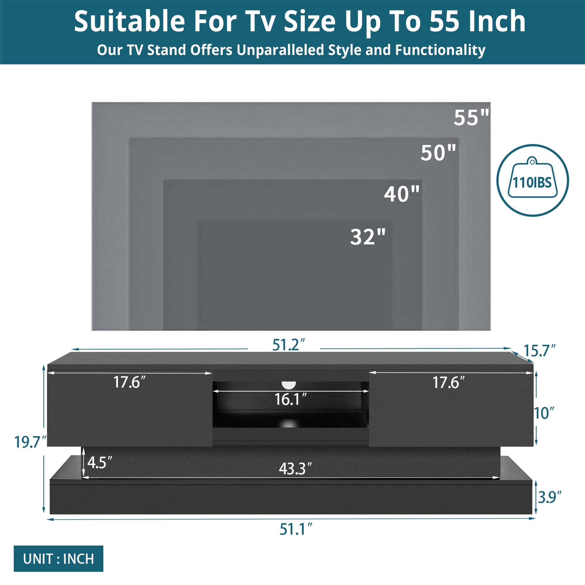Sunrinx MG62-9-SC Tv-Stands - View #3