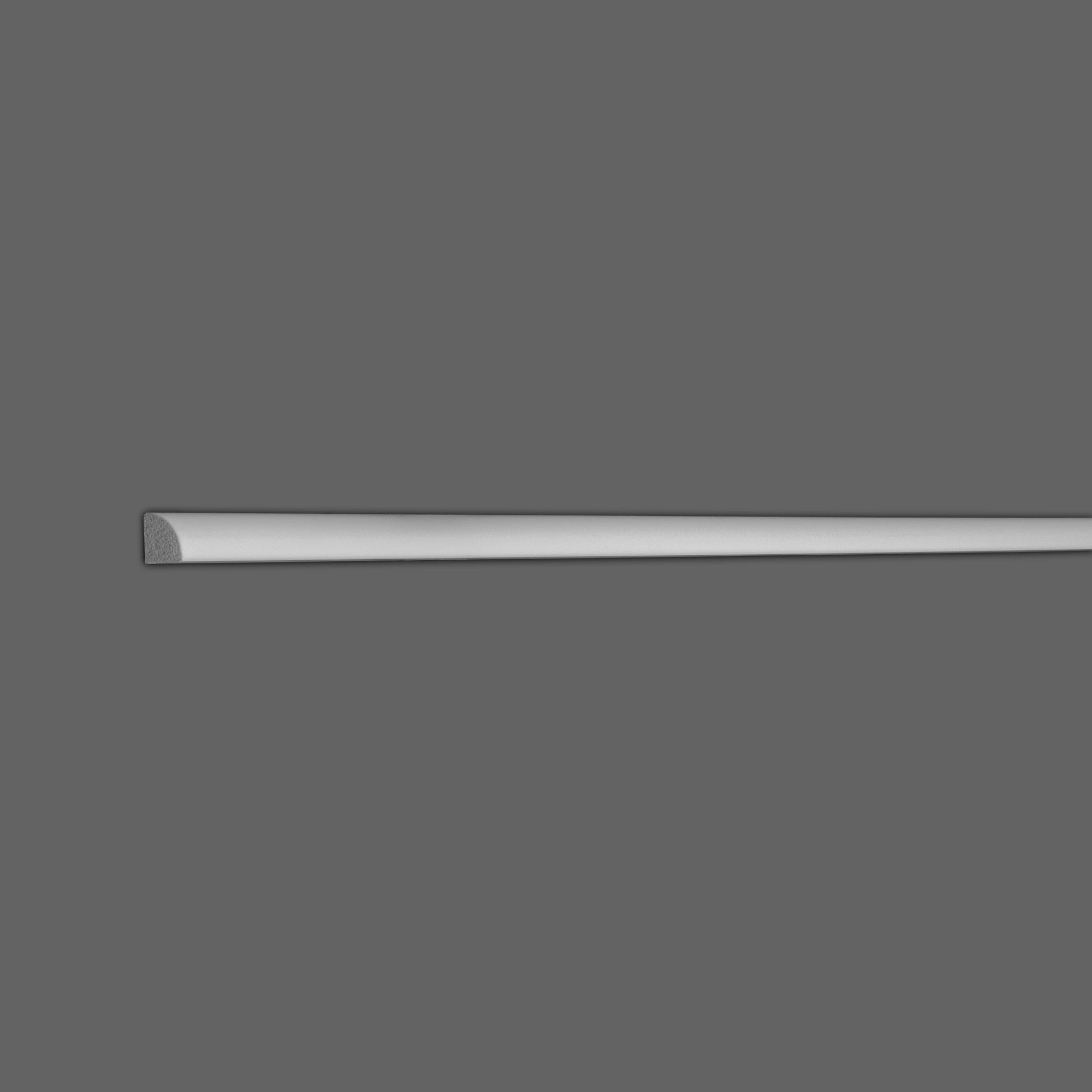 Architectural Products by Outwater 3P5.37.00984 0.75-in x 8-ft White Unfinished Polystyrene Wall Panel Moulding