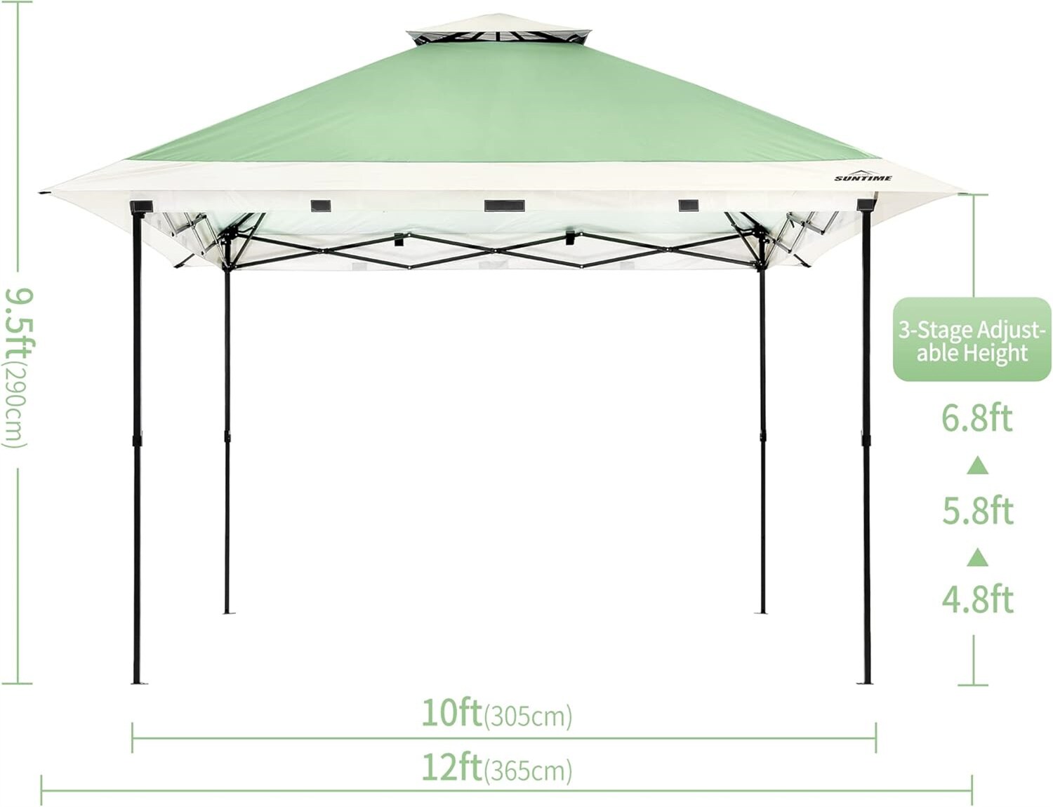 CESICIA GA-ZT-25 Wood-Resin-Gazebos - View #3