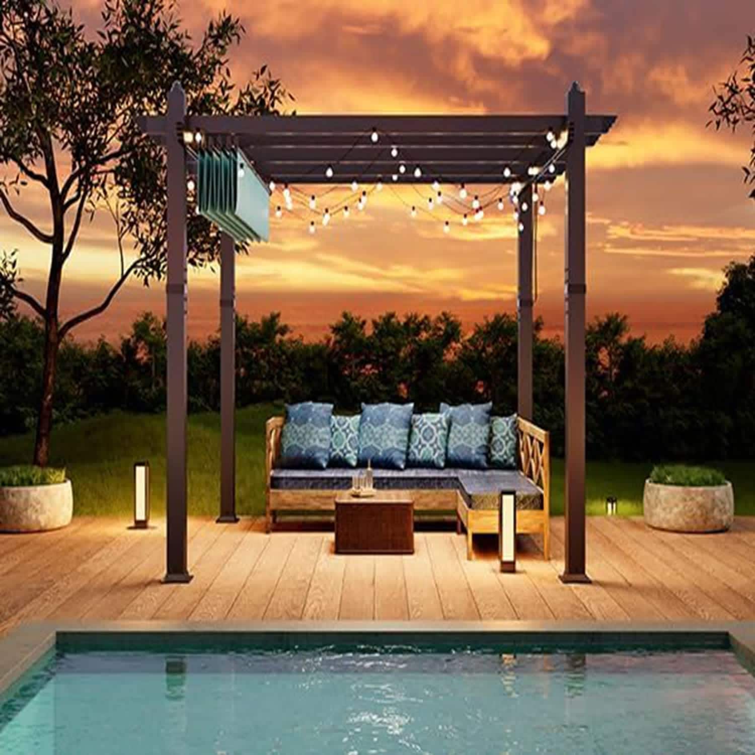 Qeetex LSHQQPHO-335ELUX9 Pergolas-2 - View #7