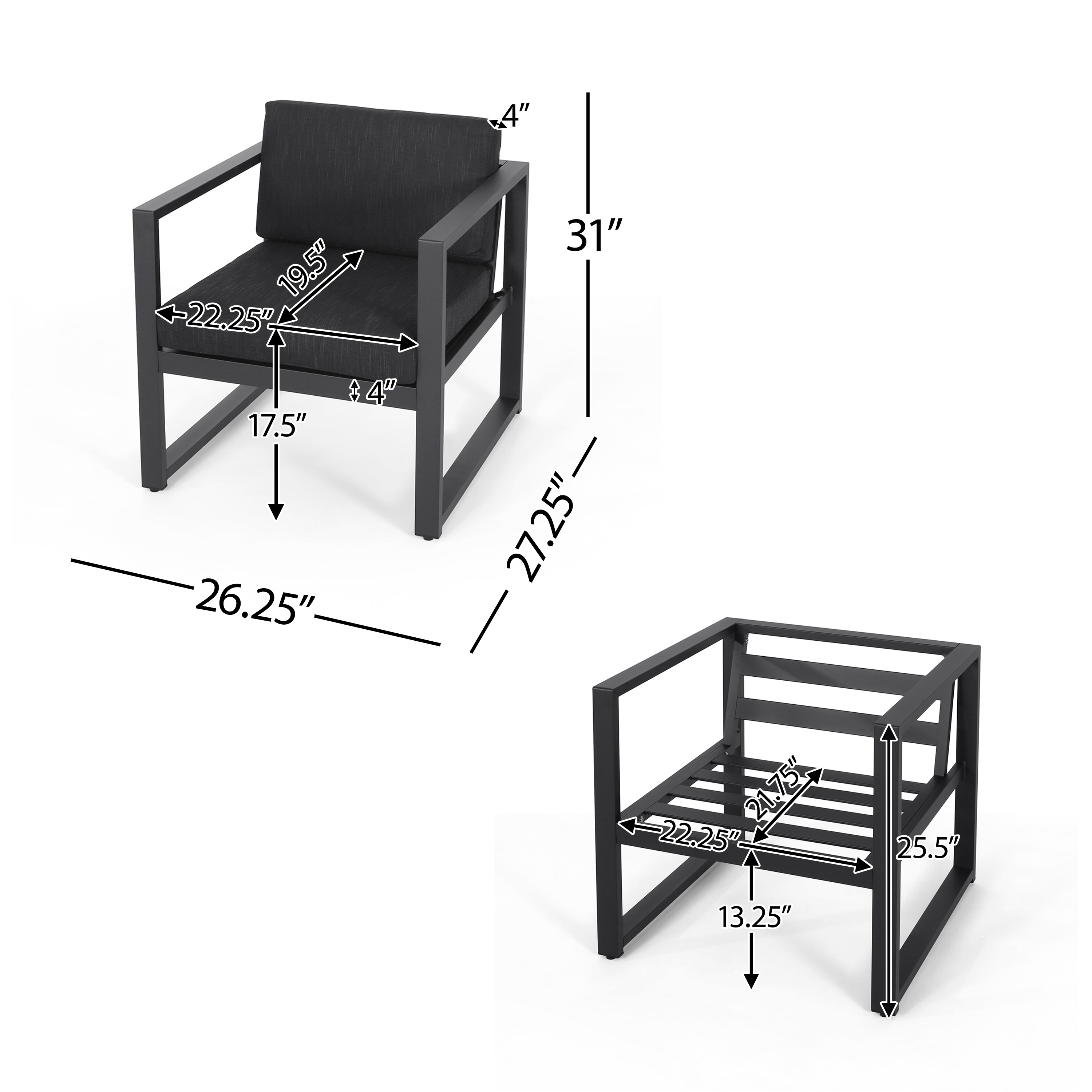 Blisstyle PC474 Patio-Chairs - View #6