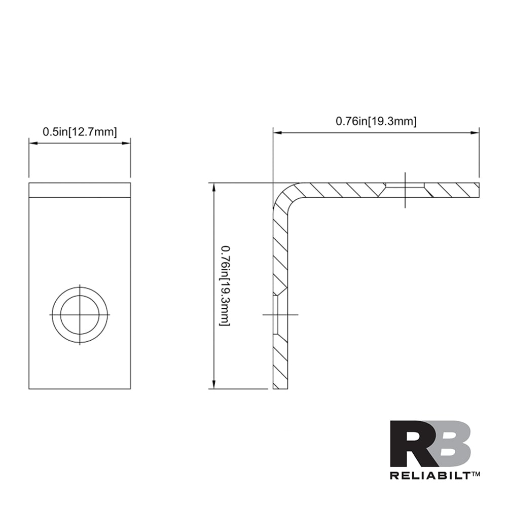 RELIABILT 605742 Mending-Plates-Brackets-Braces - View #6