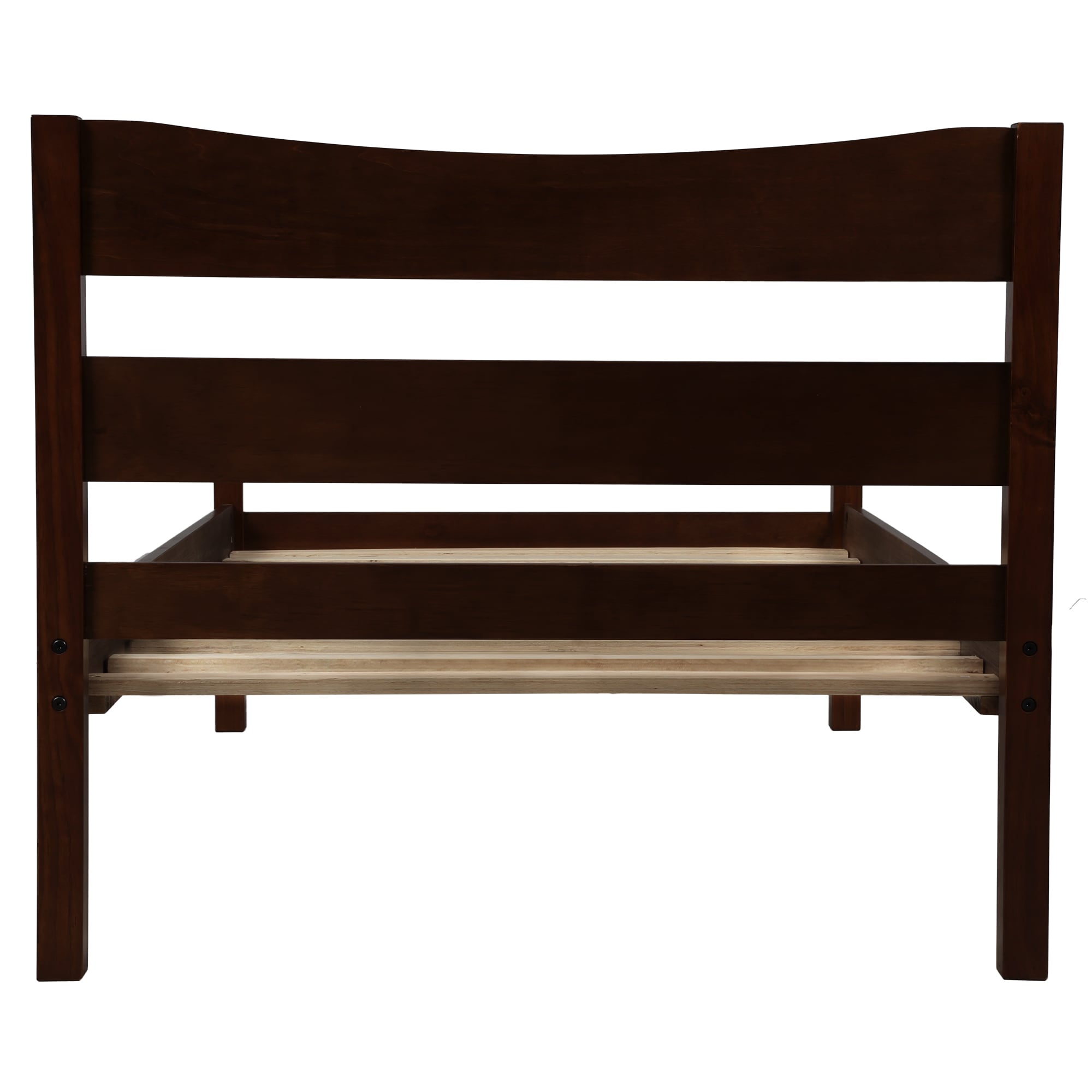 CASAINC LF-WF191768AAP Wood platform bed Espresso Twin Wood Platform Bed