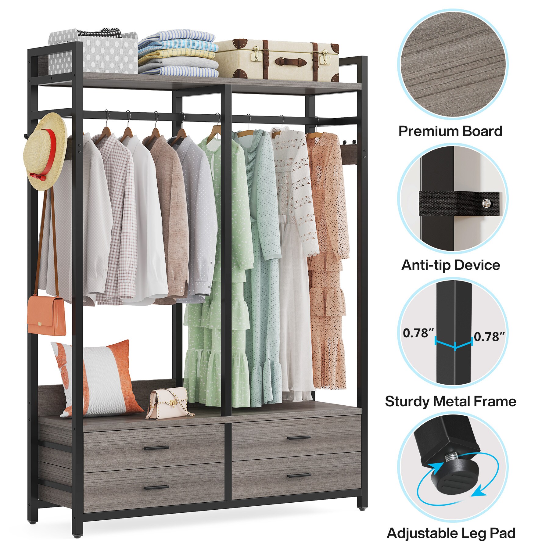 LITTLE TREE LWLT-F1898-CLL Garment-Racks - View #5