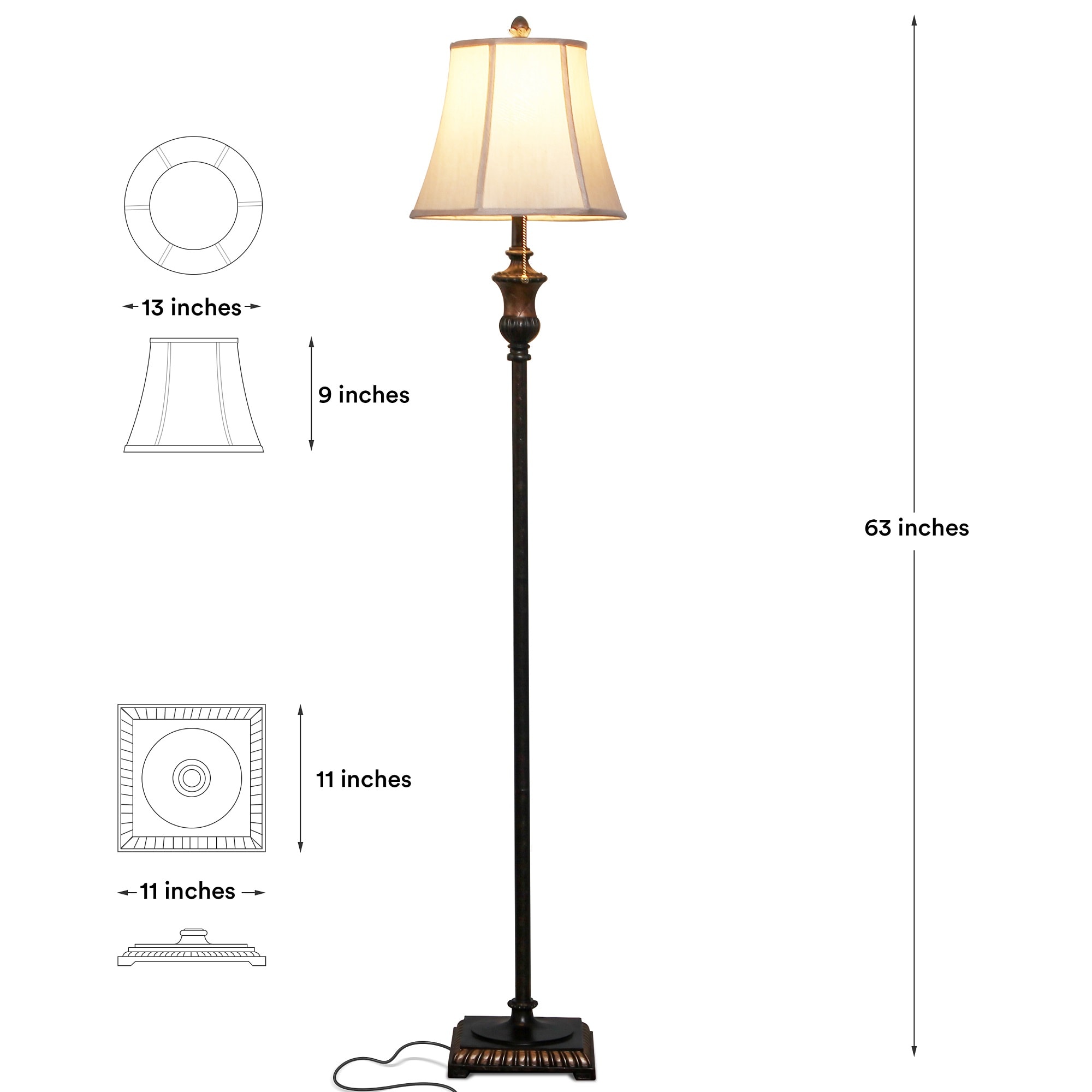 Brightech FL-SPHIA-BNZ floorlamps - View #9