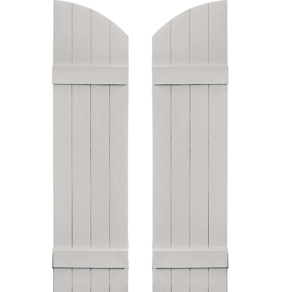 Vantage V5931449030 14.125-in W x 49.25-in H Paintable Paintable Board and batten Exterior Shutters ( 1 -Pack )