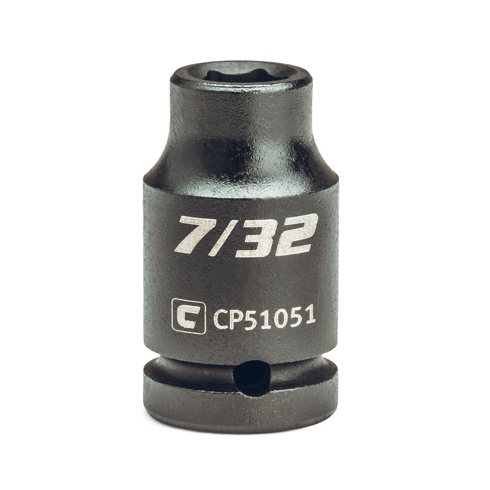 Capri Tools CP51051 Standard (SAE) 1/4-in Drive 7/32-in 6-point Impact Socket Individual