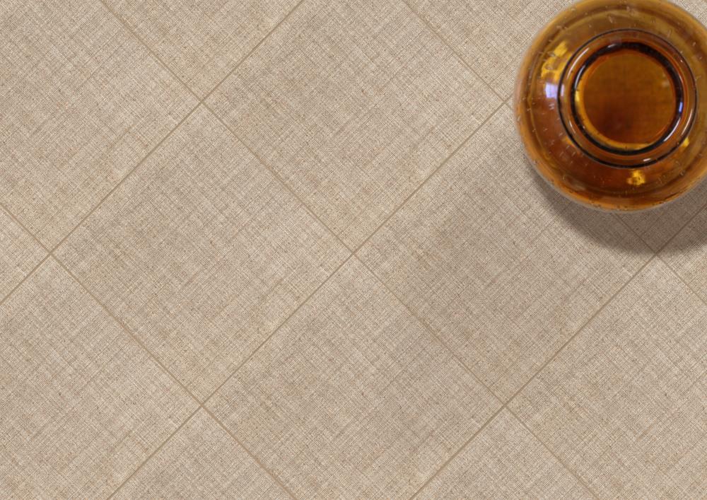 Emser CANVAS Linen Porcelain Border Tile (12-in x 12-in)