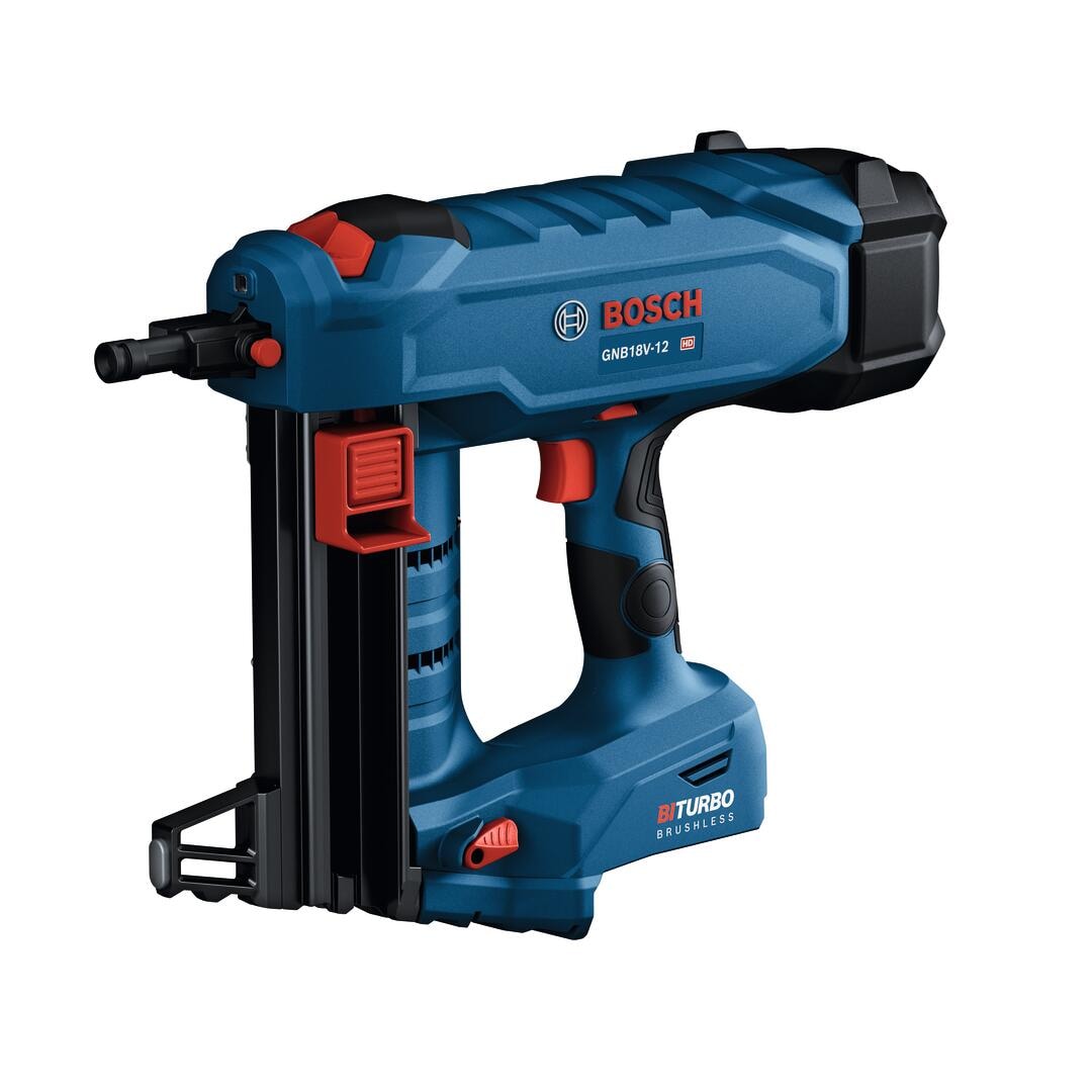 Hire a fully automatic nail gun for concrete and steel. - Lambertsson