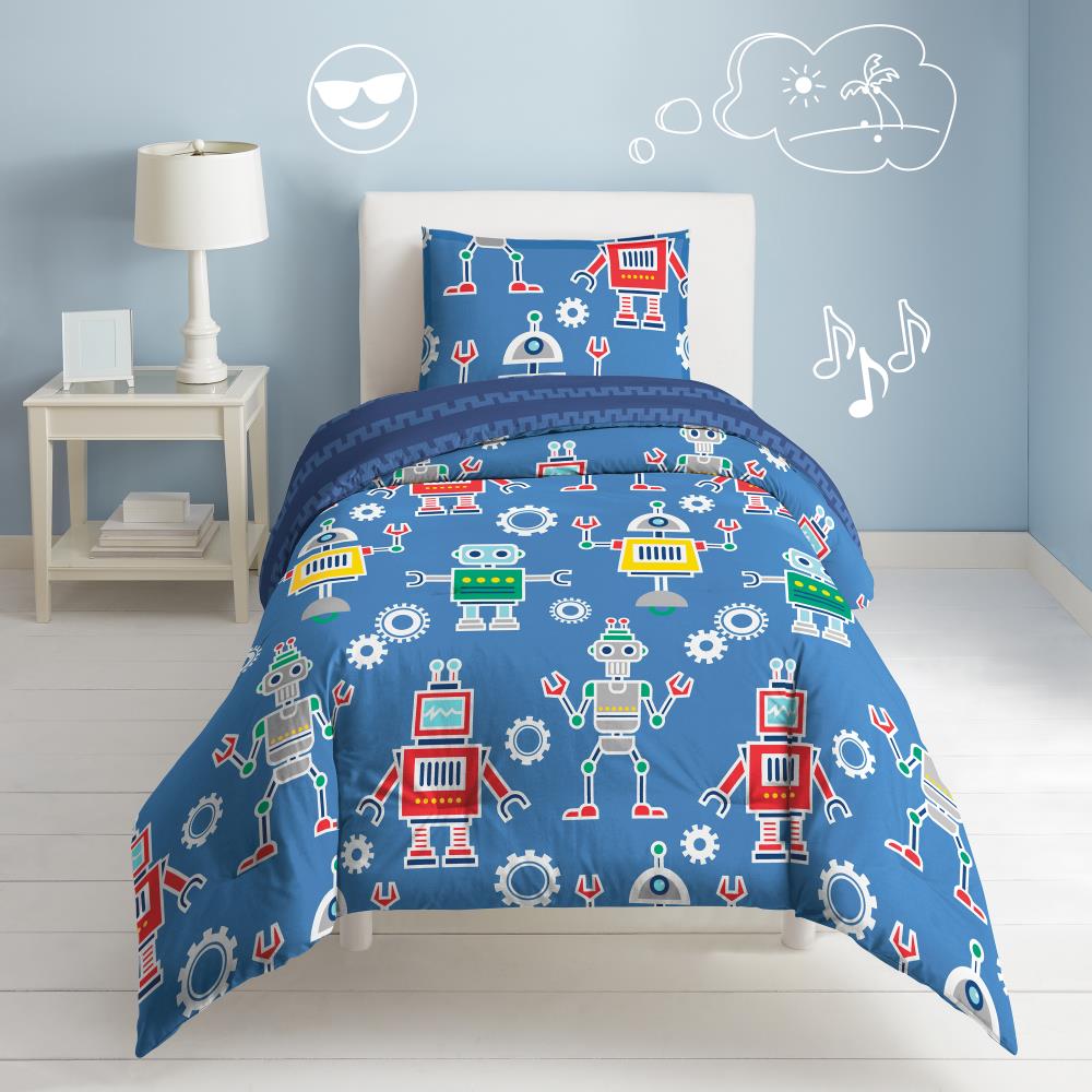 Dream Factory Robots And Bits 2 Piece, Robot Bedding Twin