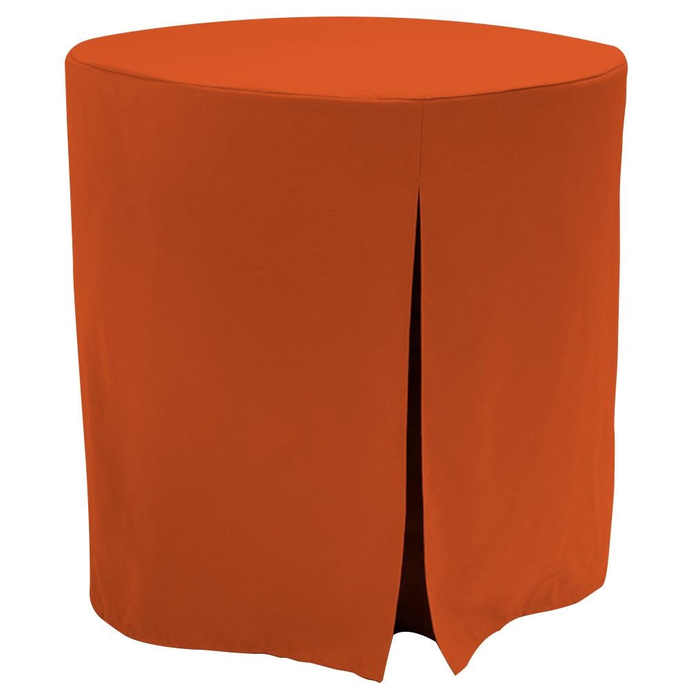 WestPoint Home 028828431806 Tablevogue Table Cover Collection Fitted Indoor/Outdoor Ooh-Orange Table Cover for 48-in round
