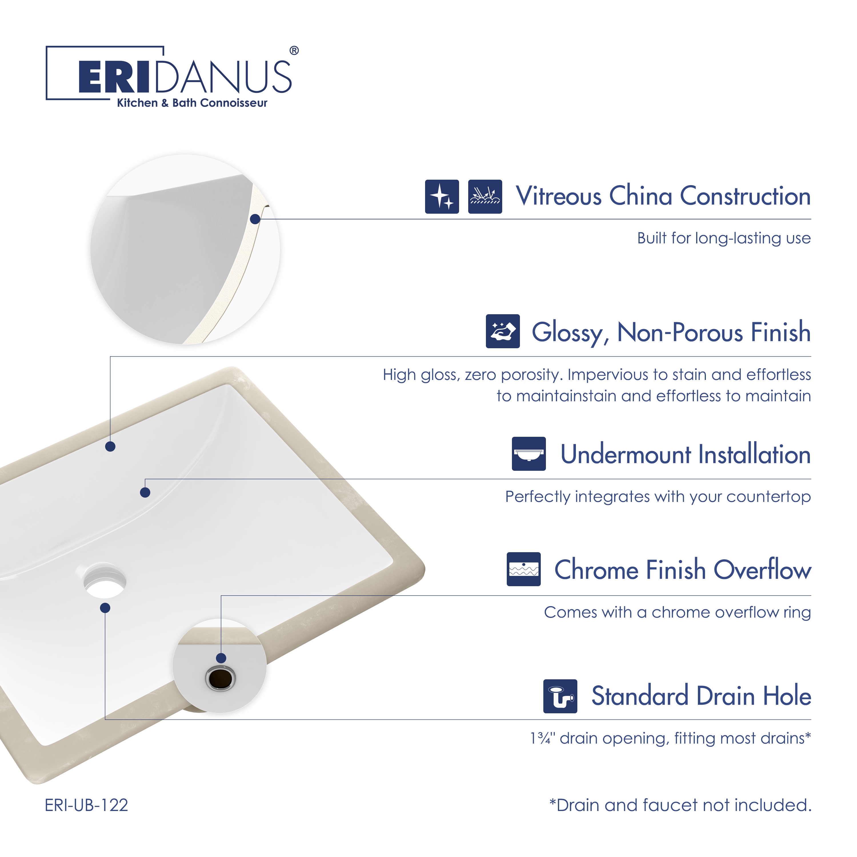 Eridanus ERI-UB-122 Bath-Sink - View #4