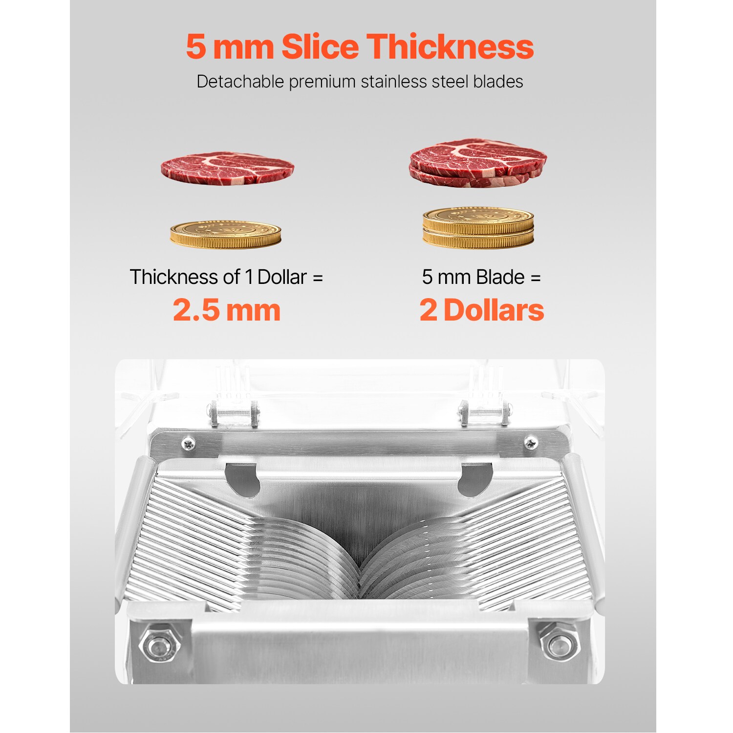 VEVOR TJBYXKHSP8001E2MZV1 Food-Slicers - View #4