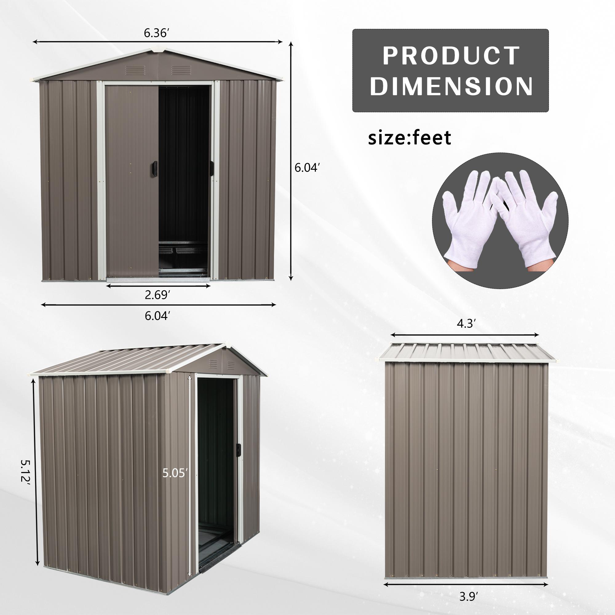 Bayfeve BF-57418-SD Metal-Storage-Buildings-Sheds - View #9