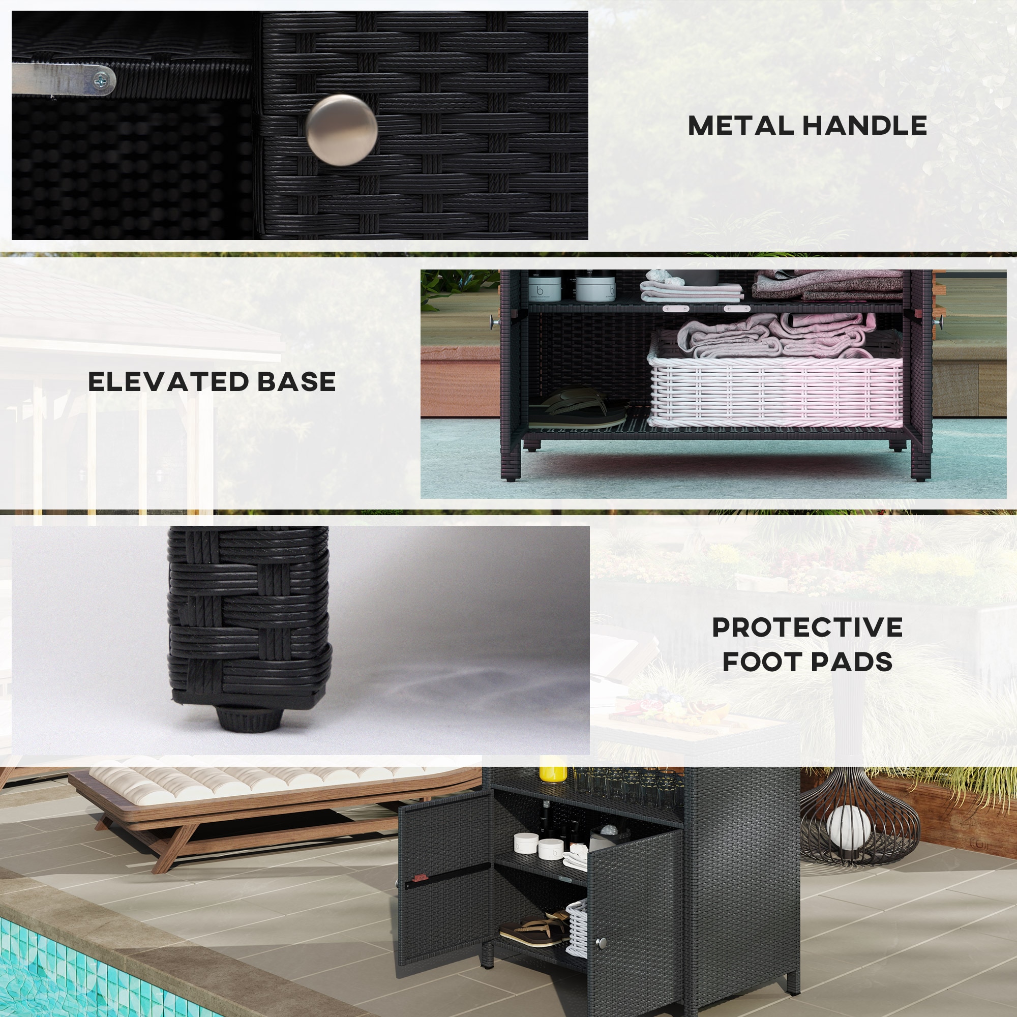 Outsunny 865-024V00BK Patio-Tables - View #7