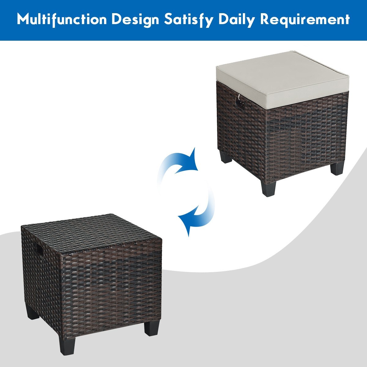 Forclover HYFE-63237BN Stools-Ottomans - View #6