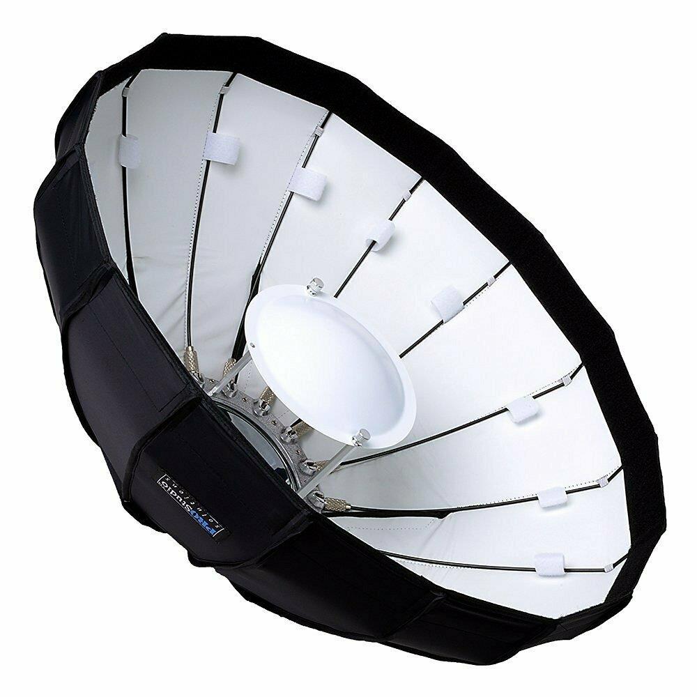 Fotodiox FTDX498  32 in. EZ-Pro Studio Solutions Beauty Dish and Softbox Combination with Broncolor Speedring for Broncolor, Visatec and Compatible- Quick Colla-PSIble, Soft White Interior, with