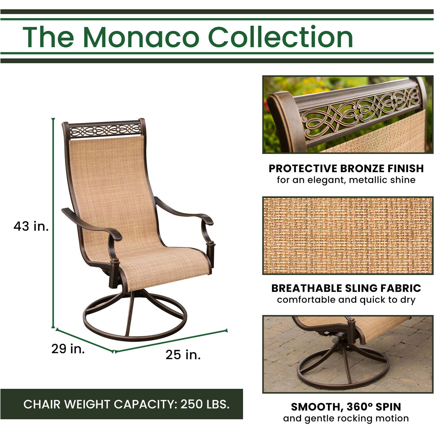 Hanover MONDN7PCSW6RDTL Patio-Dining-Sets - View #3