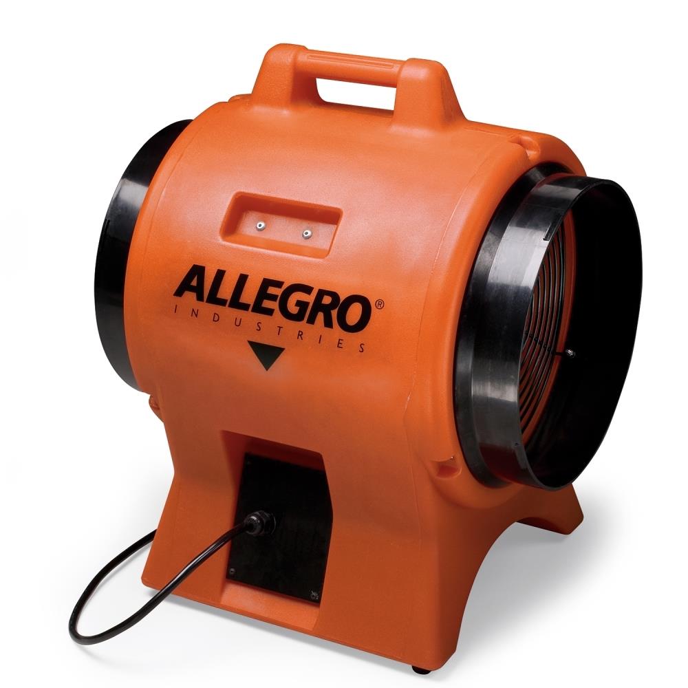 ALLEGRO INDUSTRIES ALGR2373 Allegro Industries 9539-12EX 12 in. Axial Explosion-Proof EX Industrial Plastic Blower