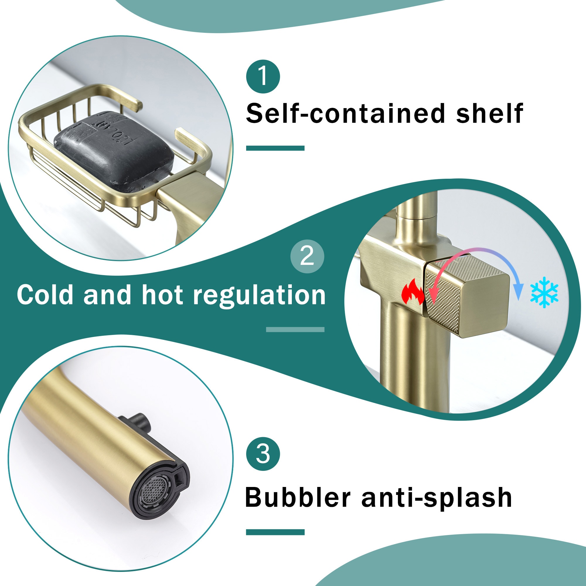 Tatayosi JJ-358172 Kitchen-Faucets - View #4