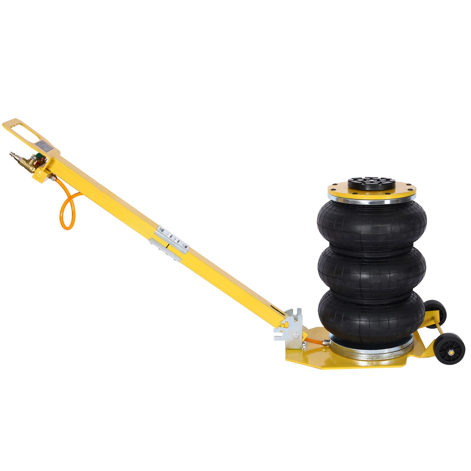 Kahomvis GH-QP214-459 Yellow 3-Ton Steel Air/Hydraulic Air lift