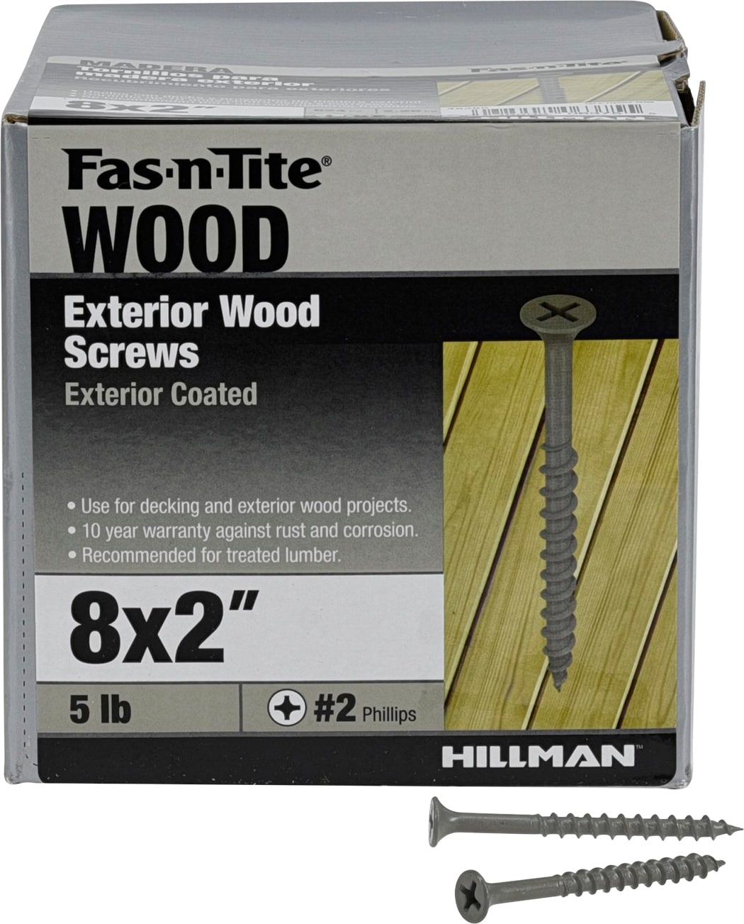 Fas-n-Tite 48385 #8 x 2-in Wood to wood Deck Screws ( 624 -Per Box )
