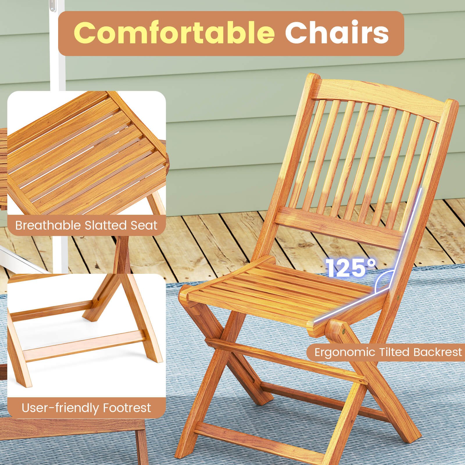 Costway HCST05335 Patio-Conversation-Sets - View #6